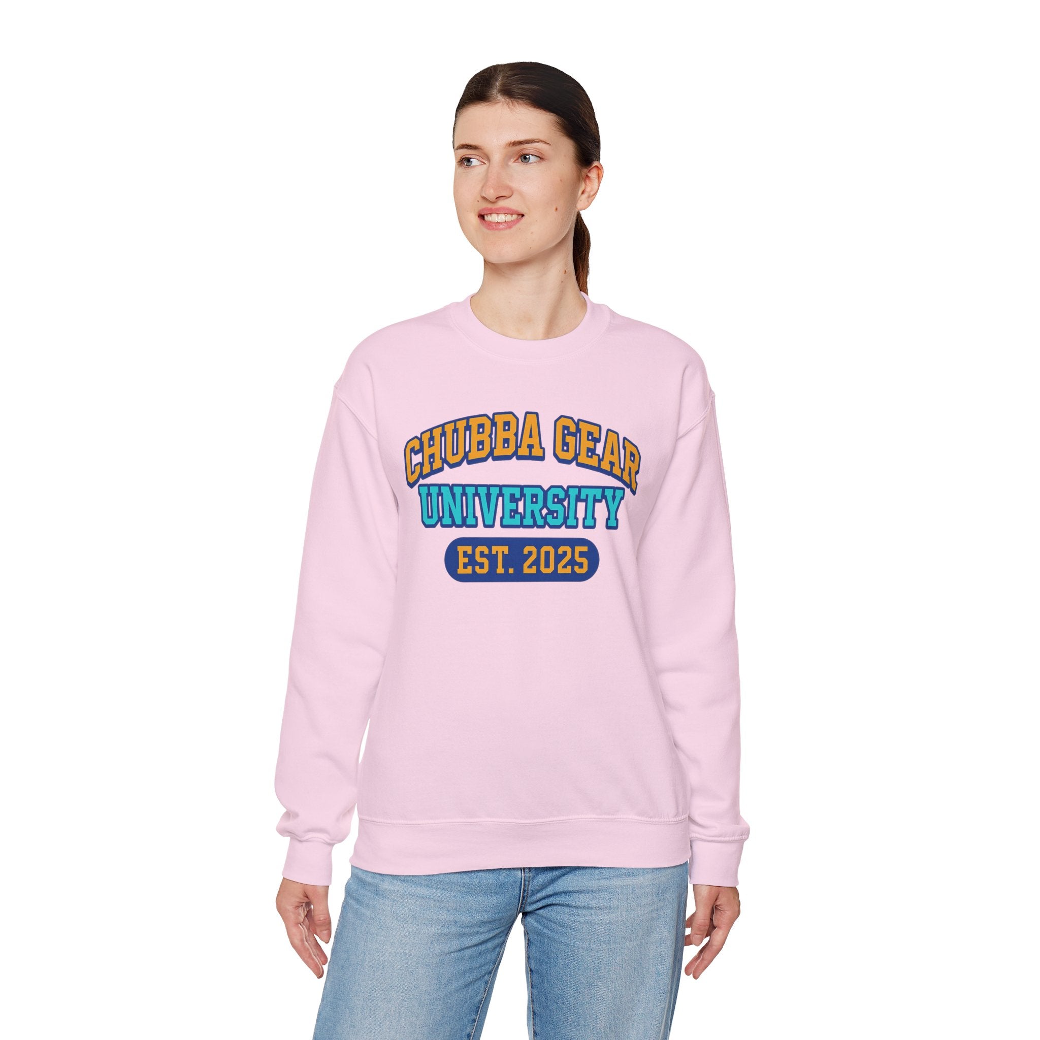 CHUBBA GEAR Collegiate Crewneck Sweatshirt