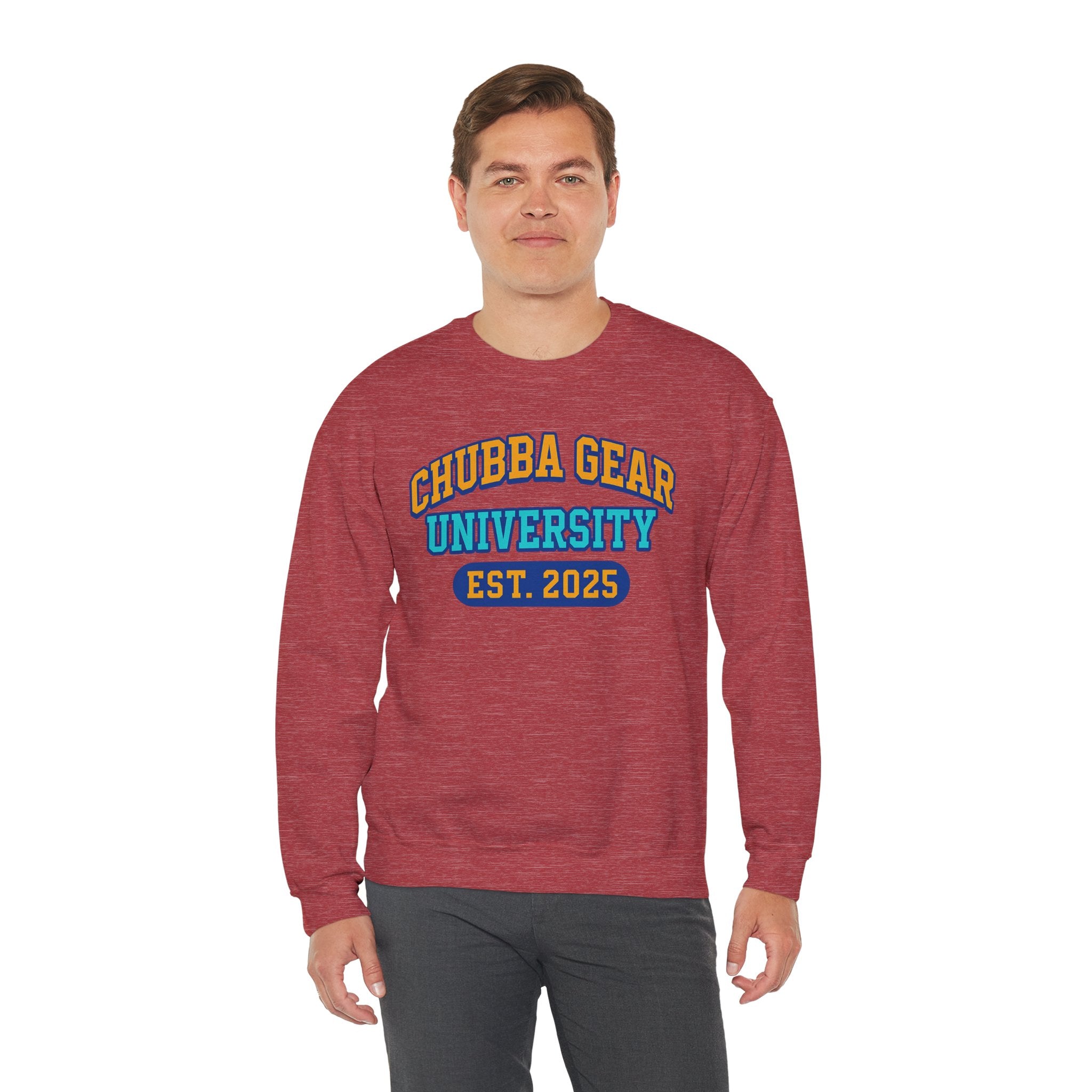 CHUBBA GEAR Collegiate Crewneck Sweatshirt