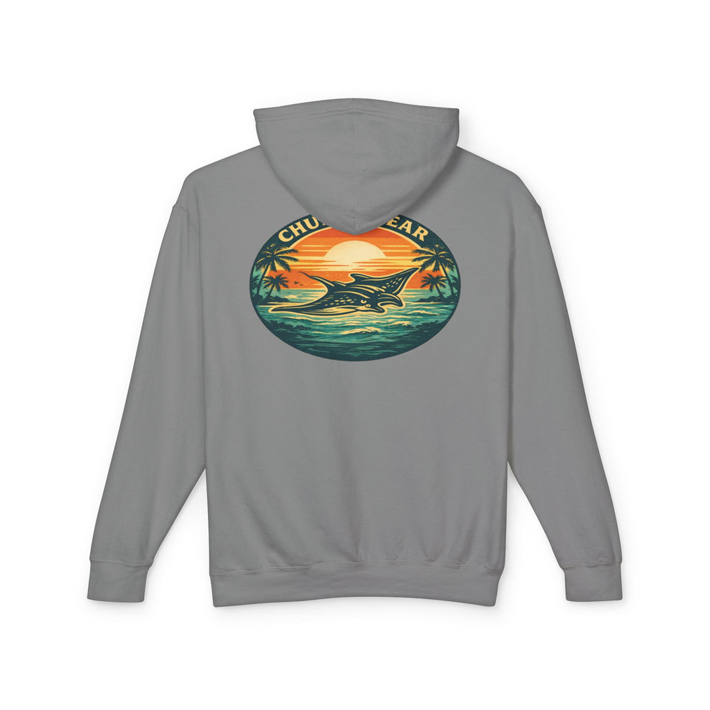 Chubba Gear Manta Ray Coastal Sunset Hoodie