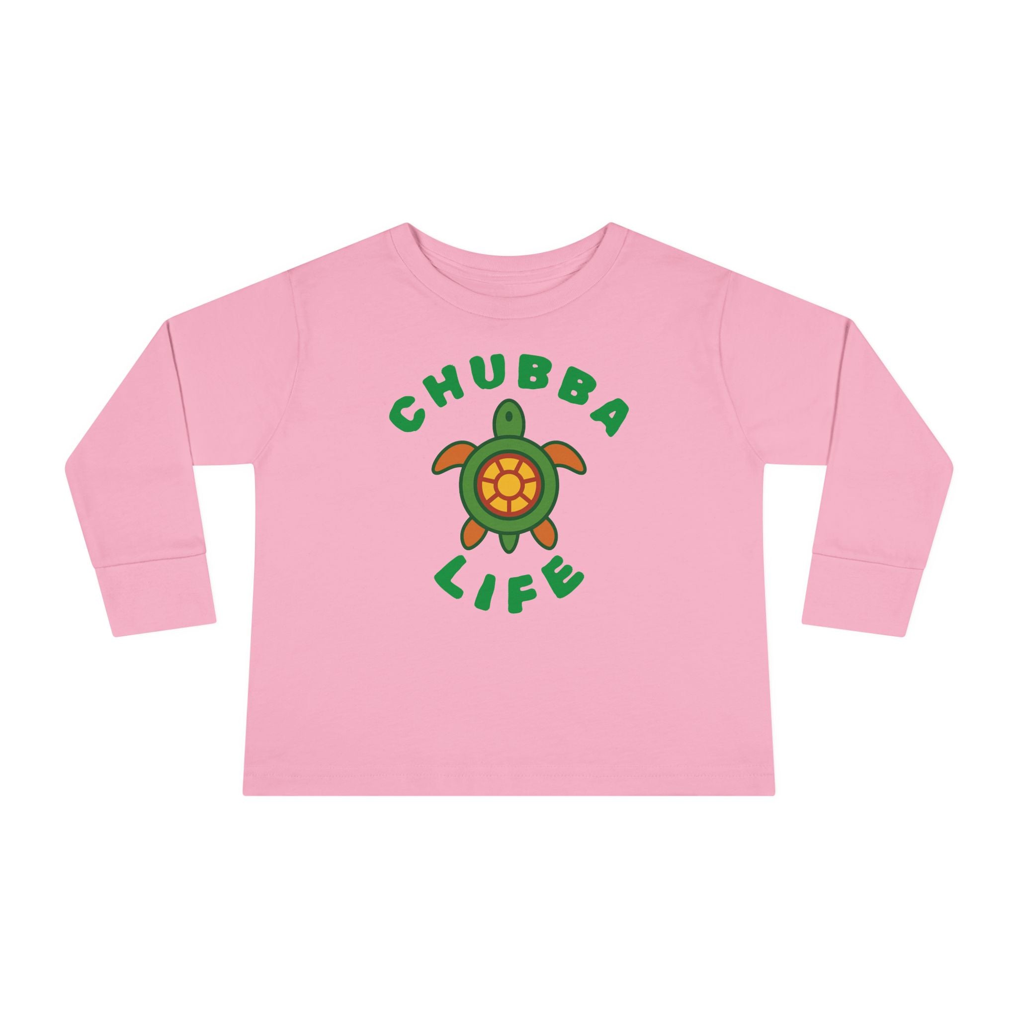 CHUBBA GEAR Toddler Long Sleeve Tee | Chubba Life Turtle Graphic