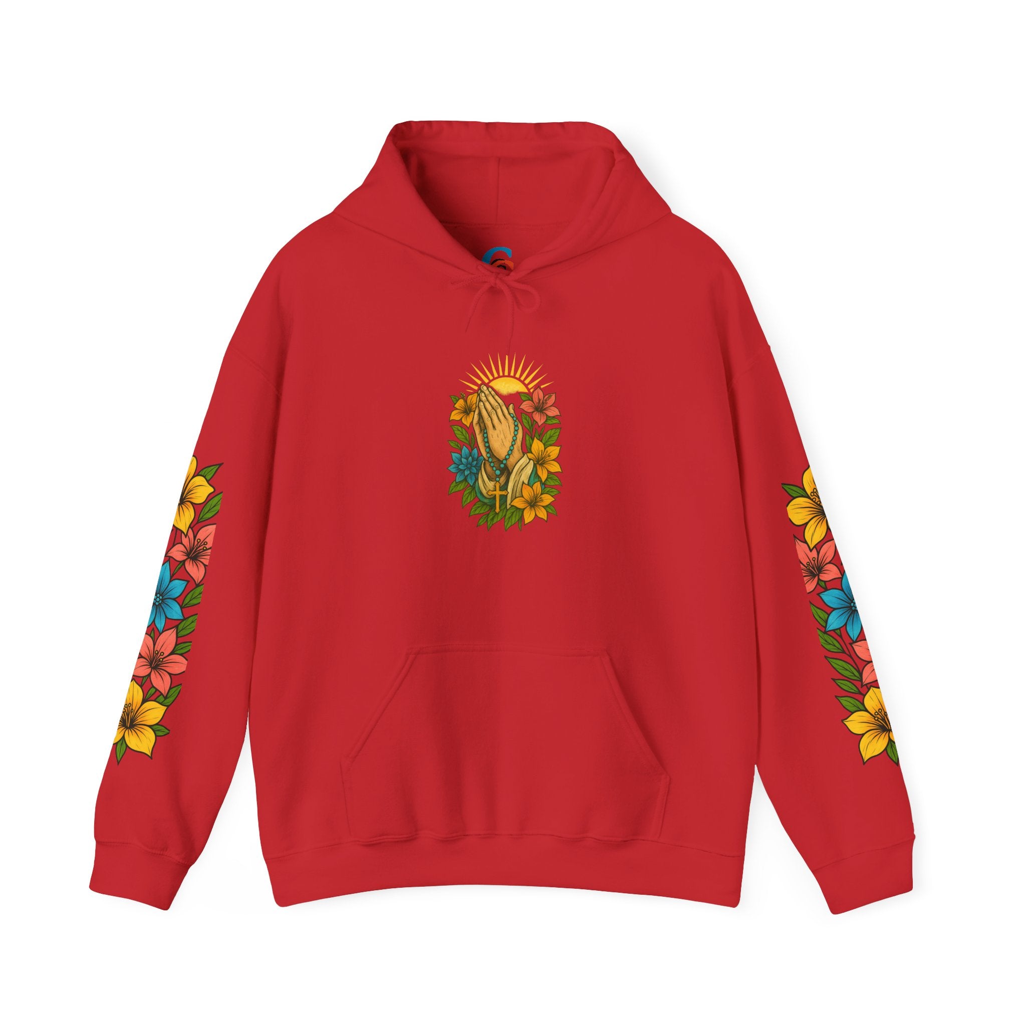 Chubba Gear Floral Hoodie — Vintage Botanical Emblem