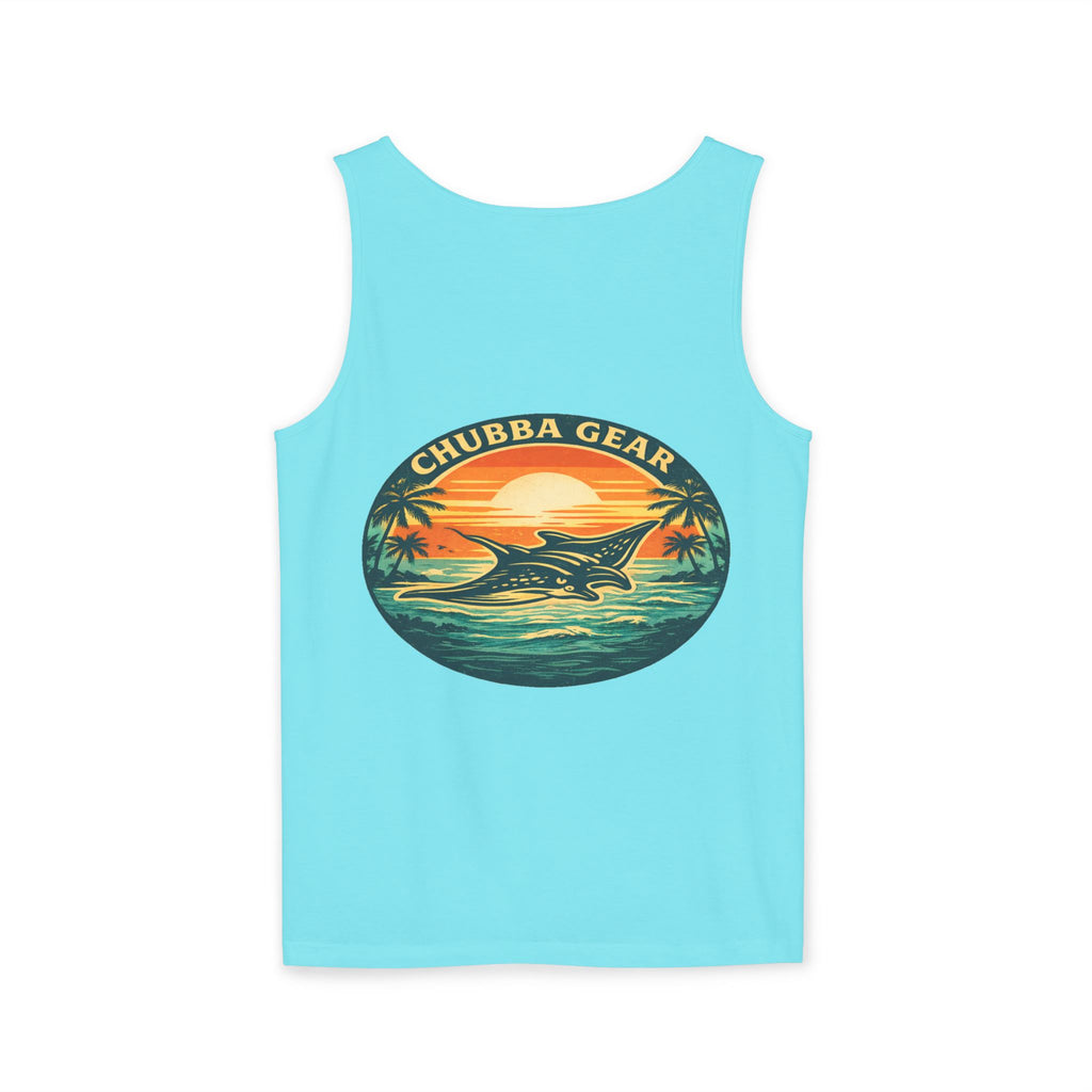 Chubba Gear Sunset Manta Ray Tank Top