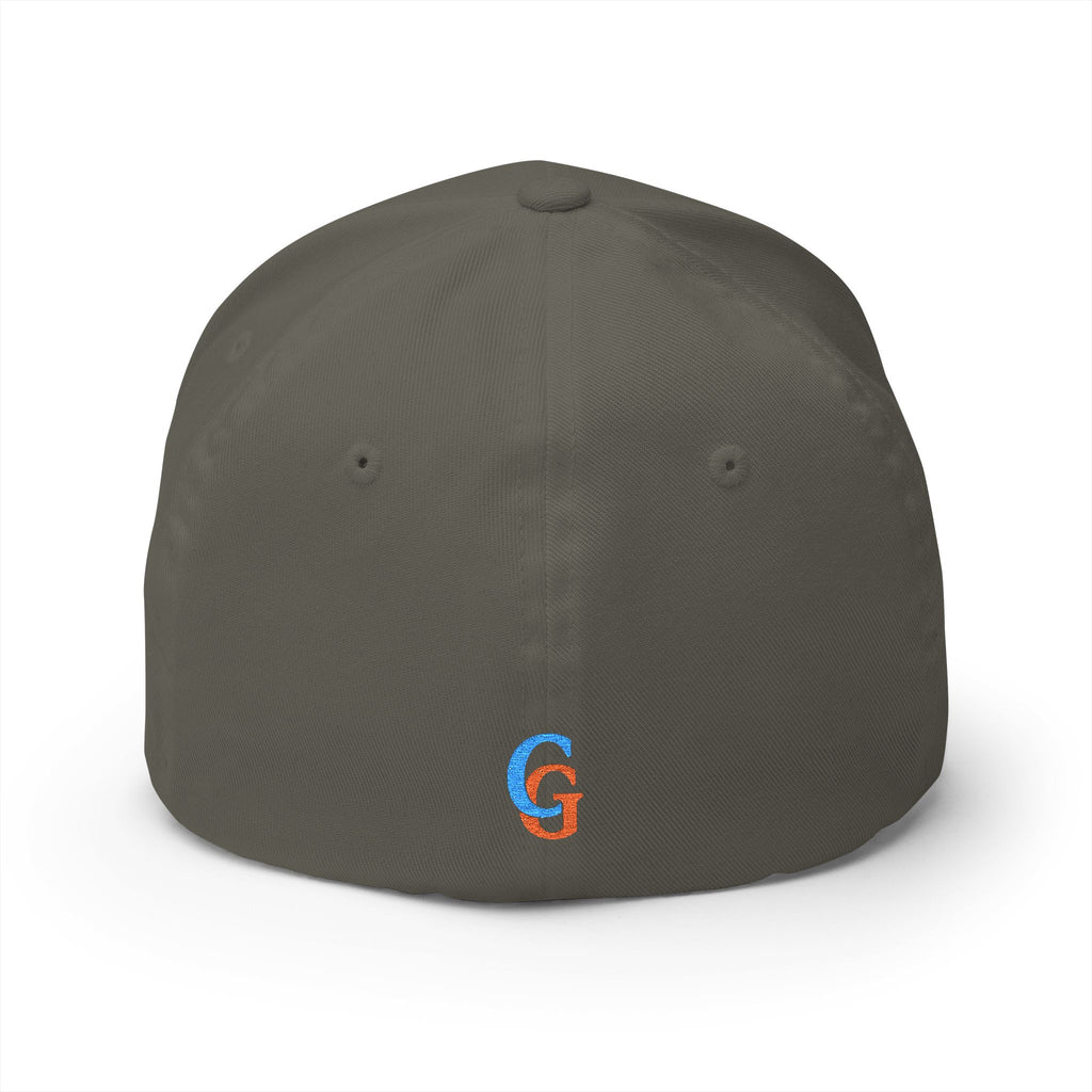 CHUBBA GEAR Embroidered Structured Cap | White Gold Stitching