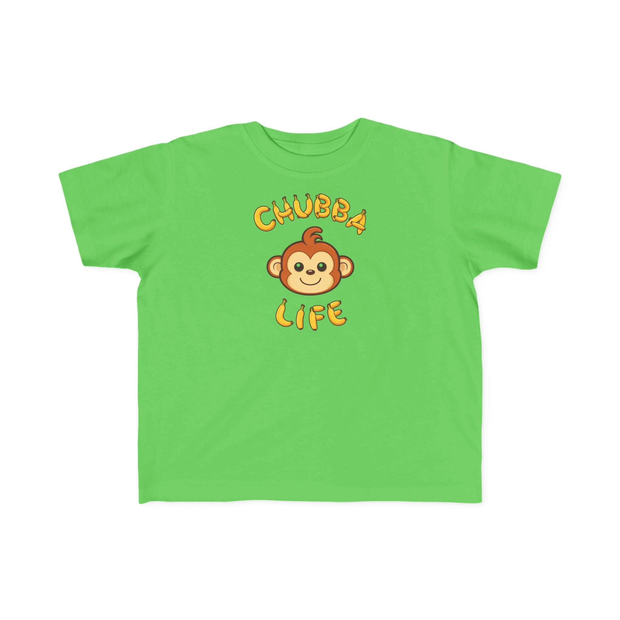 CHUBBA GEAR Toddler T-Shirt | Chubba Life Monkey Graphic Tee