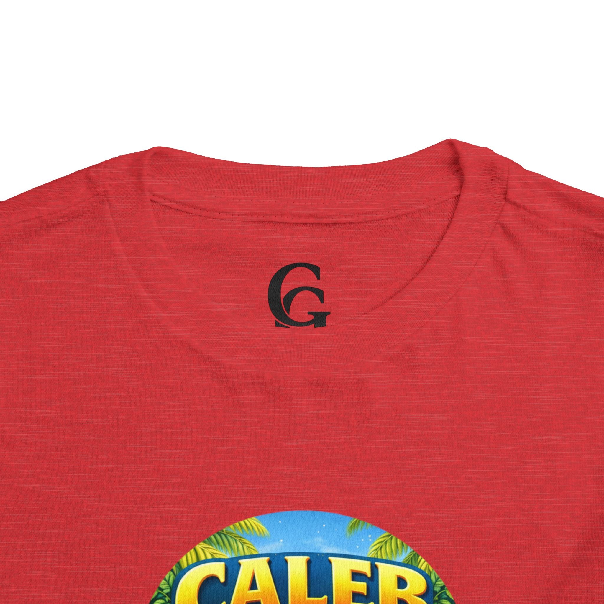 CHUBBA GEAR Caleb Chubba Life Toddler Tee — Cute Surfing Tiger Kids Shirt