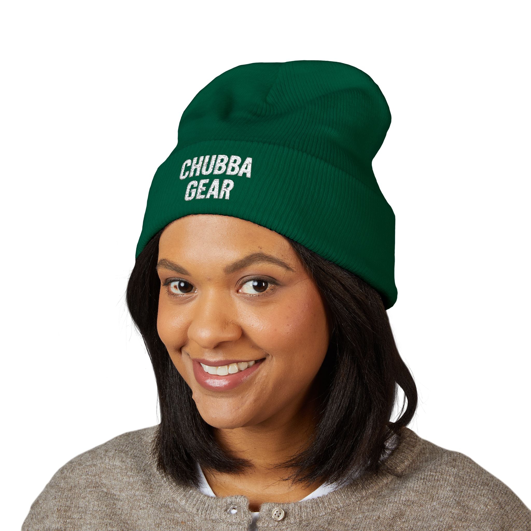 CHUBBA GEAR Embroidered Cuffed Beanie