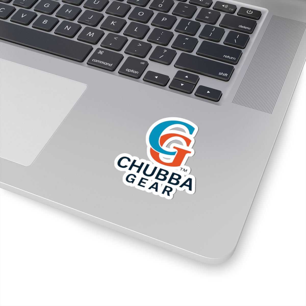 Chubba Gear Logo Stickers — Kiss-Cut Vinyl Laptop Decals