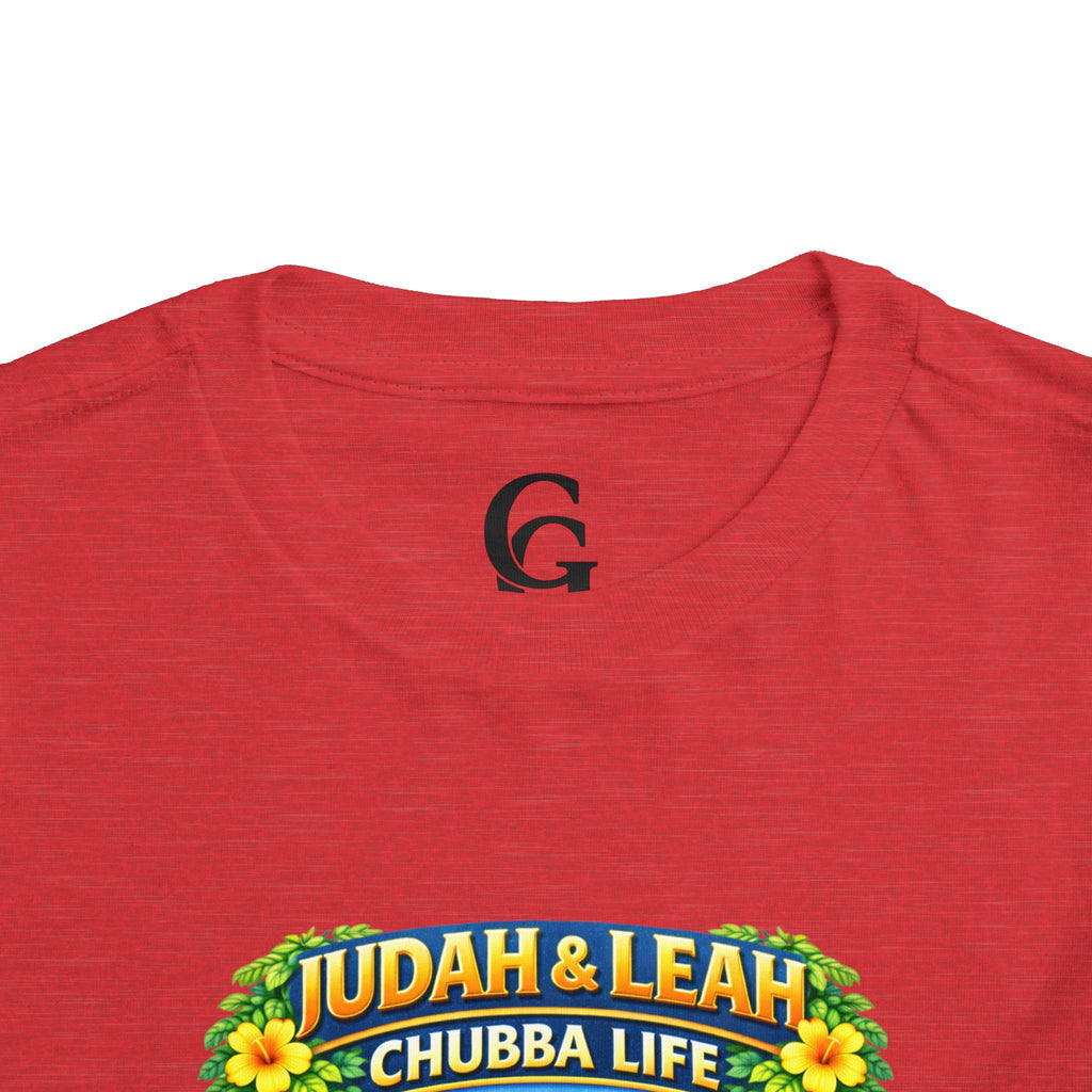 CHUBBA GEAR Toddler Tee - "Judah & Leah Chubba Life" Cute Matching lion cubs Graphic Shirt