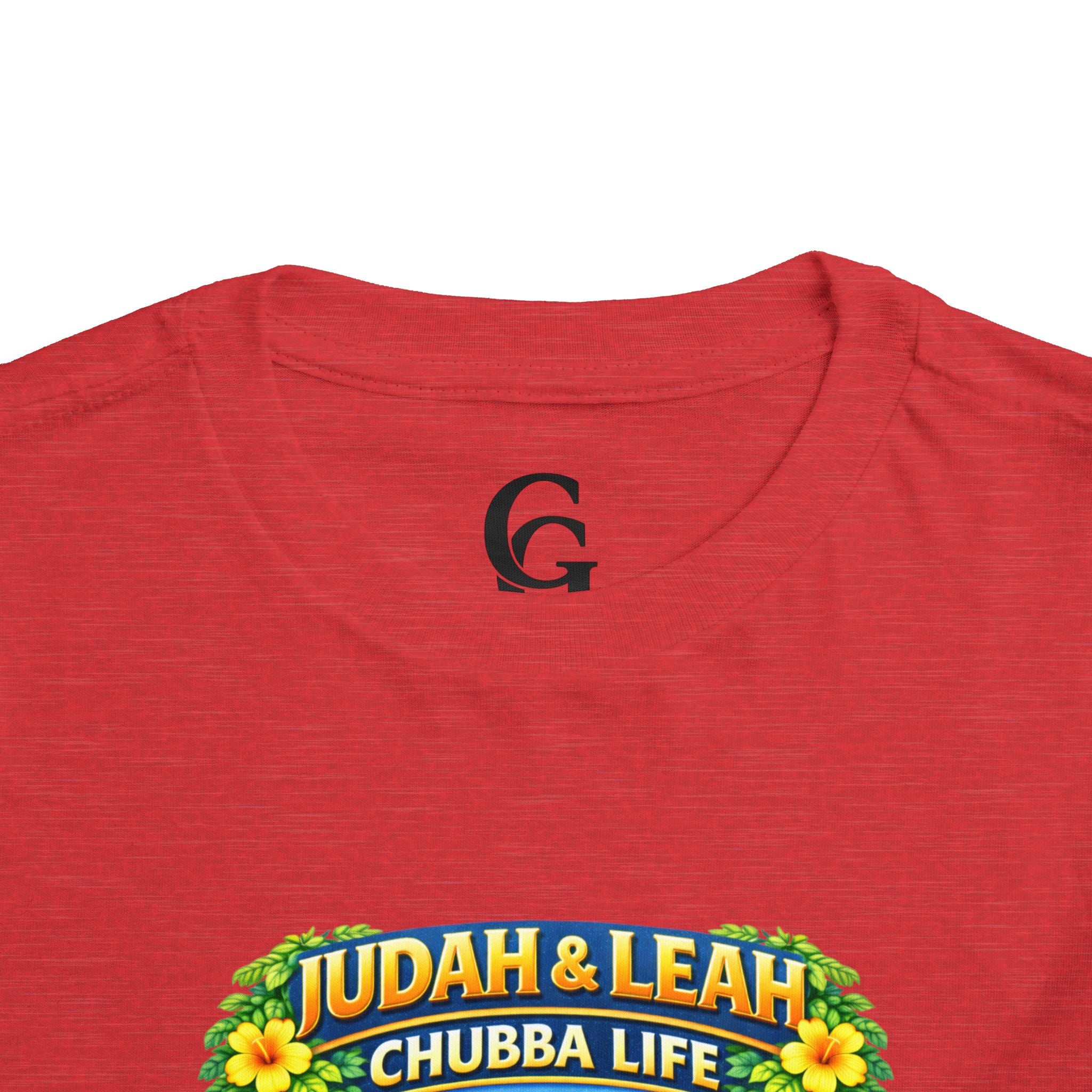 CHUBBA GEAR Toddler Tee - "Judah & Leah Chubba Life" Cute Matching lion cubs Graphic Shirt