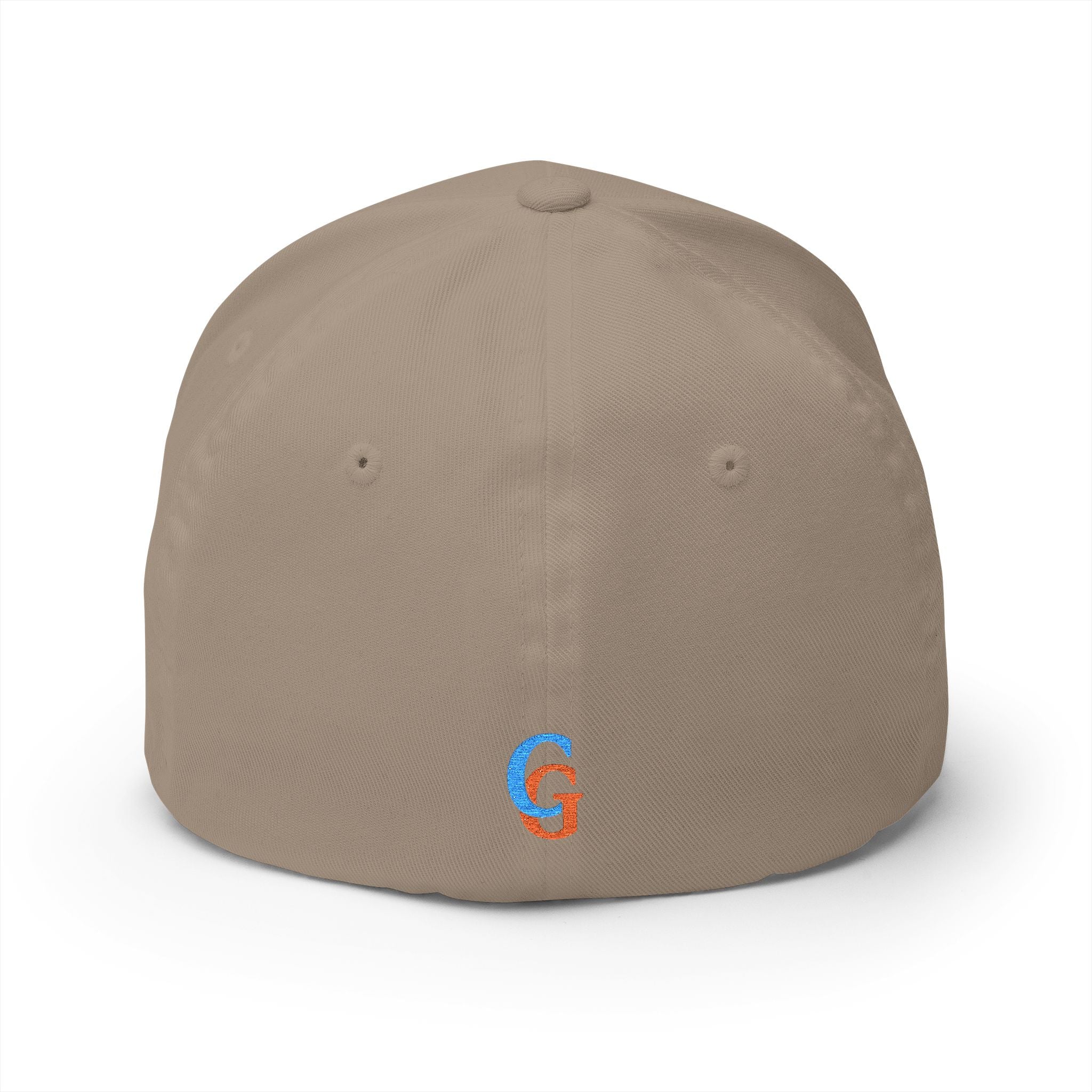 CHUBBA GEAR Embroidered Structured Cap | White Gold Stitching