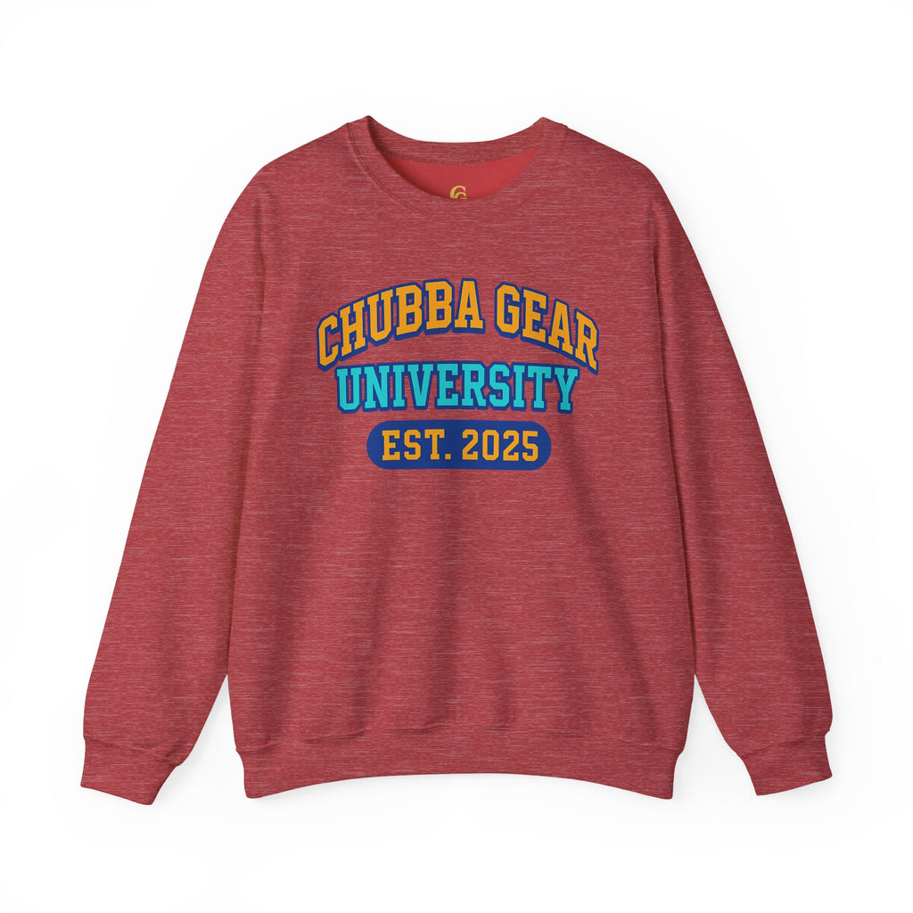 CHUBBA GEAR Collegiate Crewneck Sweatshirt