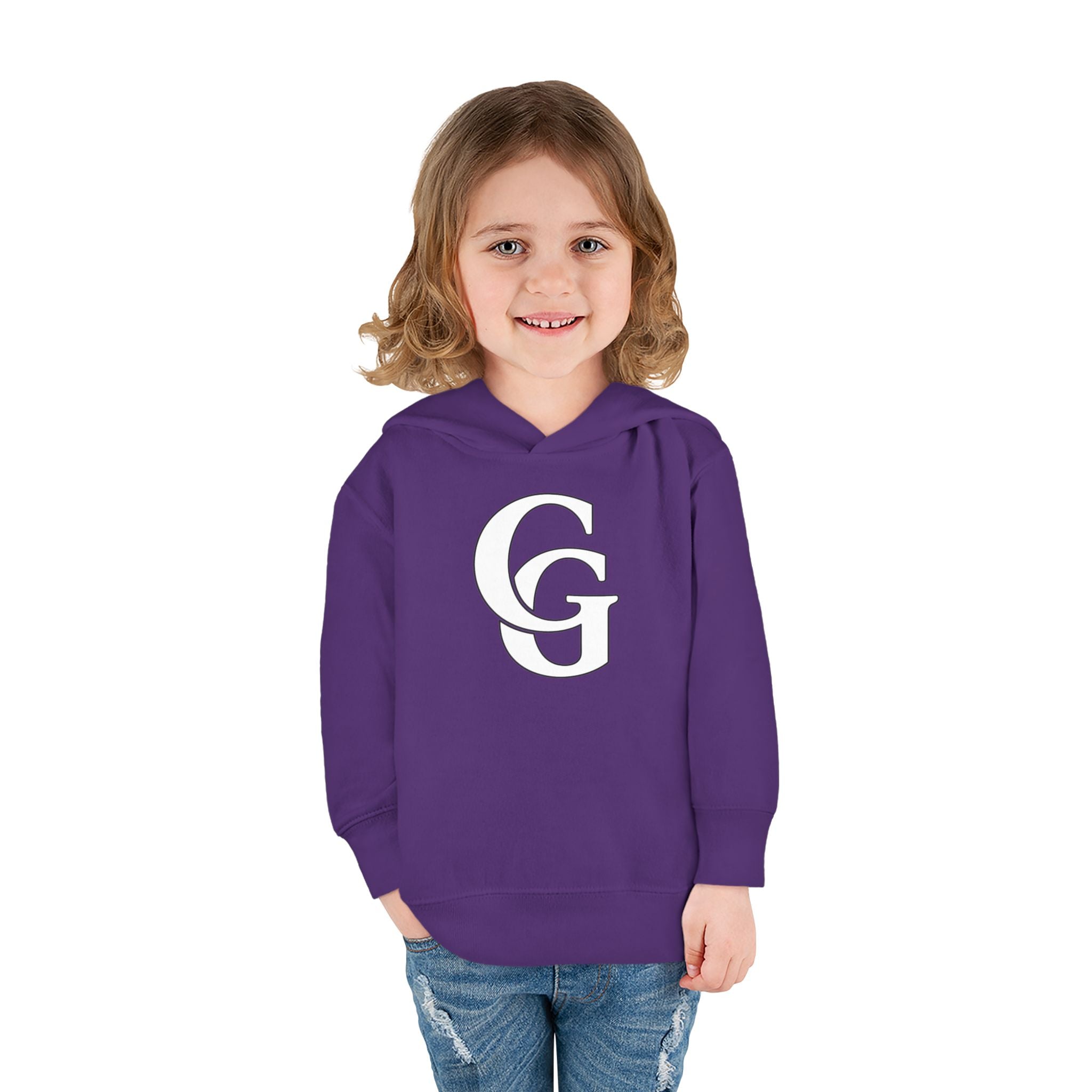 CHUBBA GEAR Toddler Hoodie | CG Monogram & Turtle Back