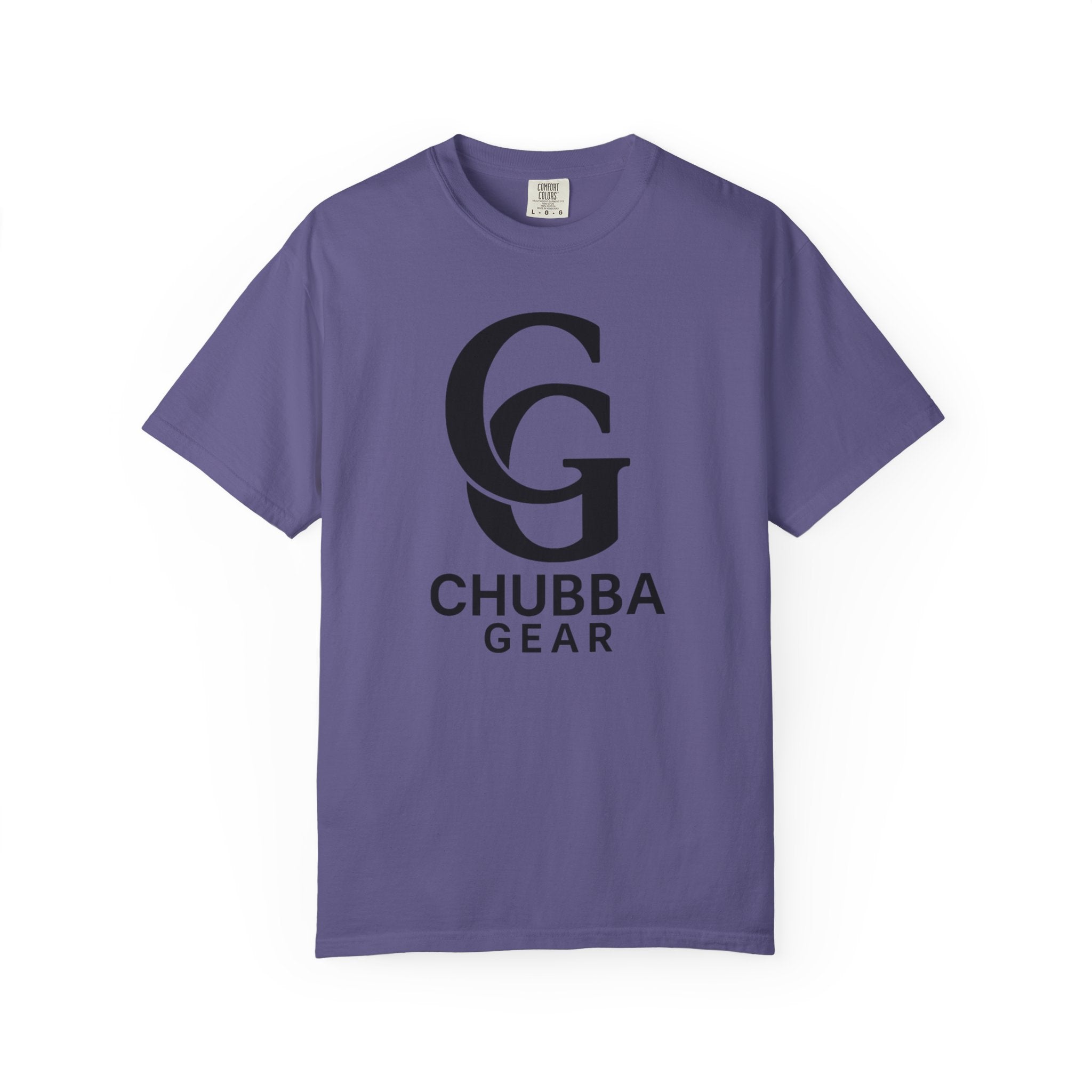 Chubba Gear Logo Tee — Minimal Turtle Back Graphic T-Shirt