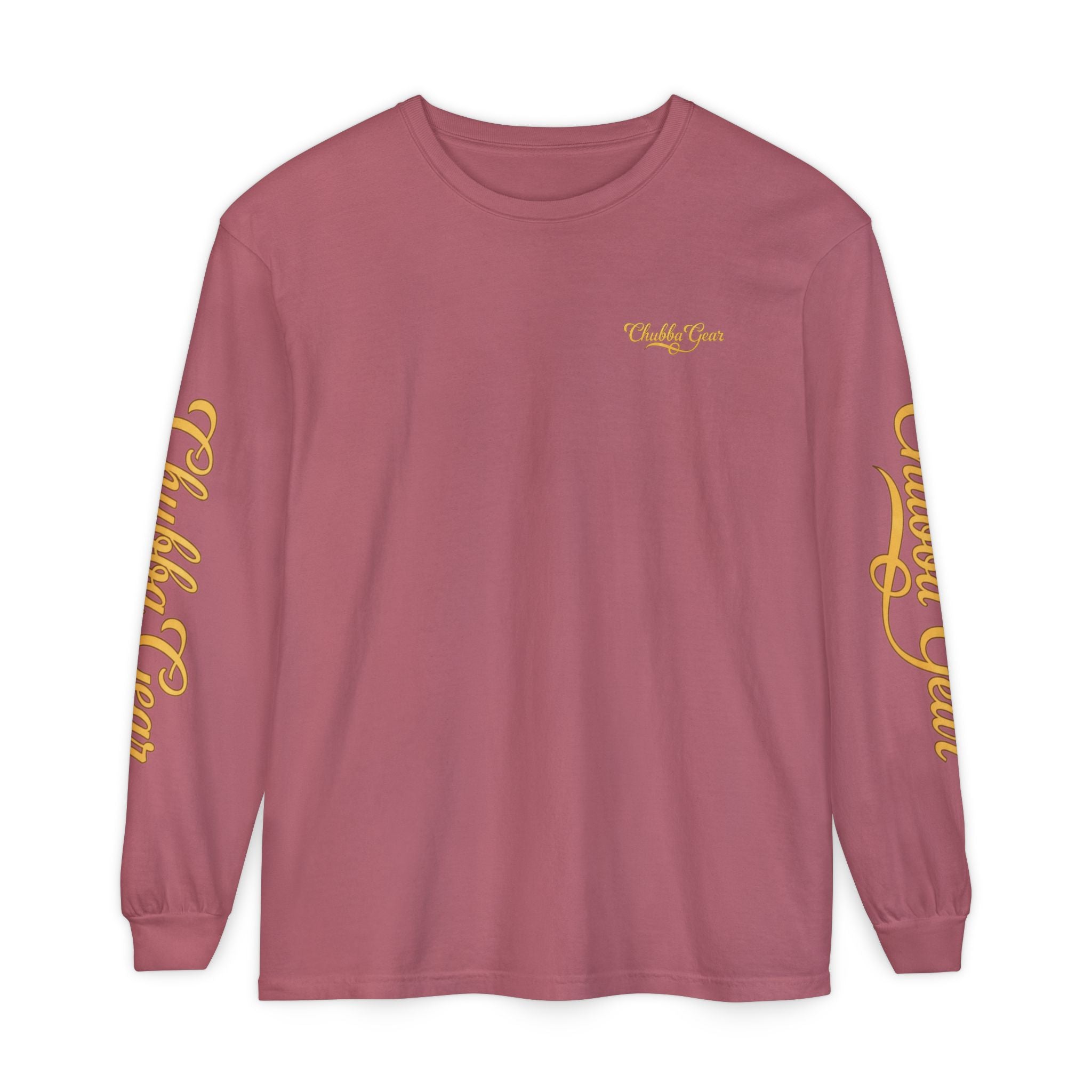 Chubba Gear Sunset Manta Ray Garment-Dyed Long Sleeve Tee