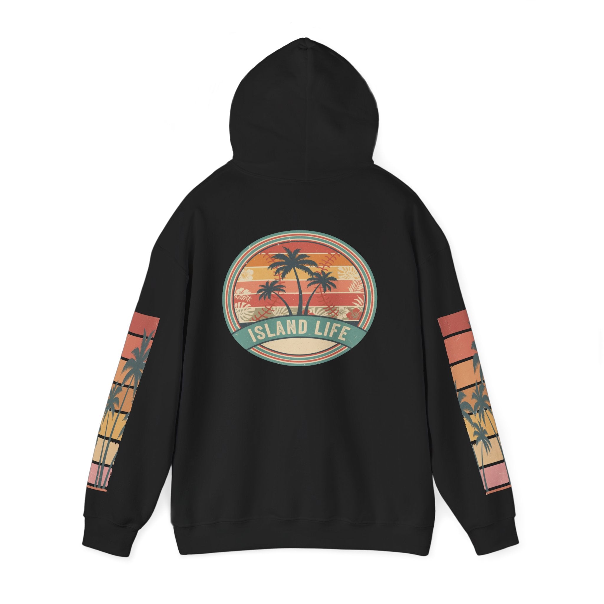 Chubba Gear Island Life Hoodie — Palm Tree Sunset Pullover