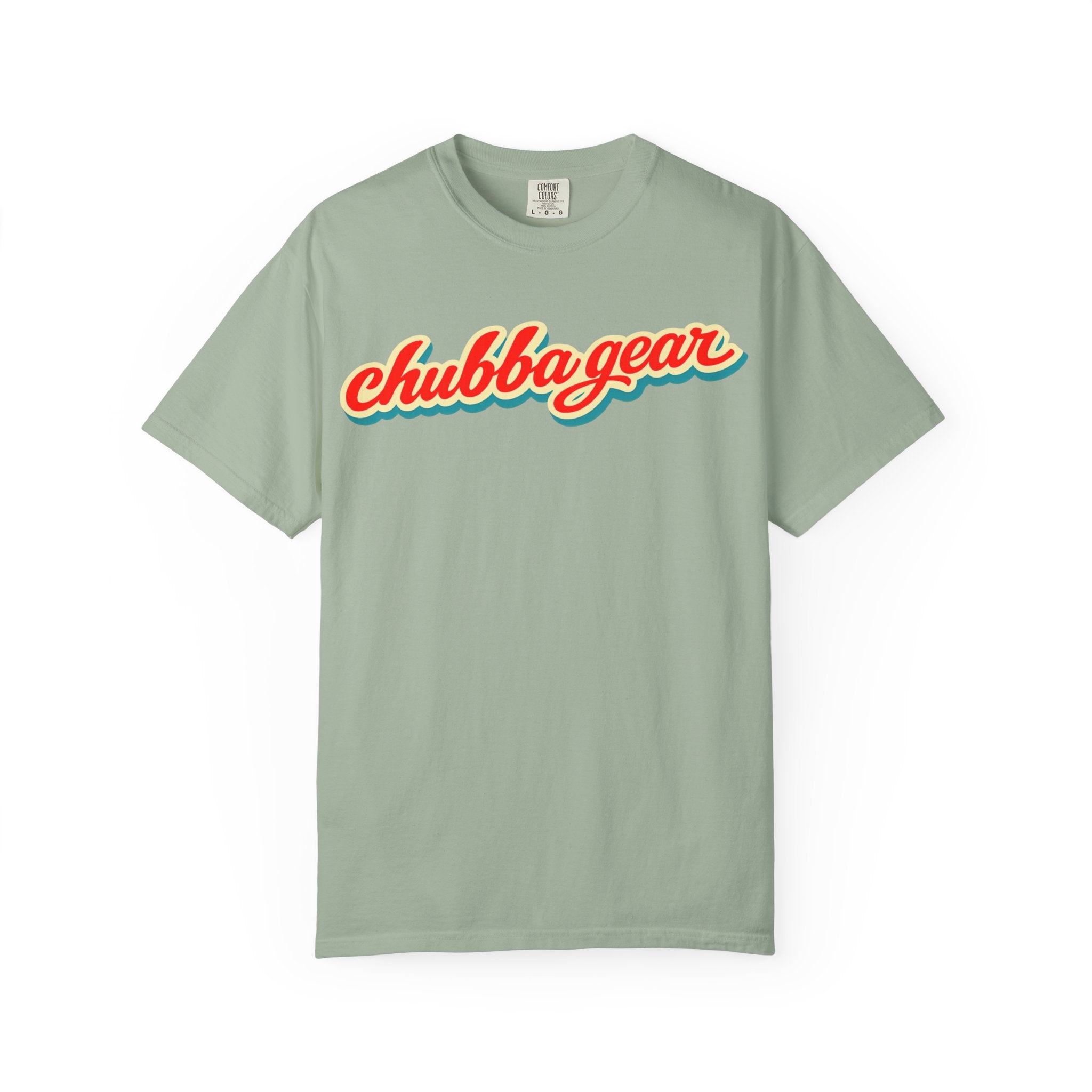 Chubba Gear Retro Tropical T-Shirt – 1950s Hawaiian Surf Beach Graphic Tee