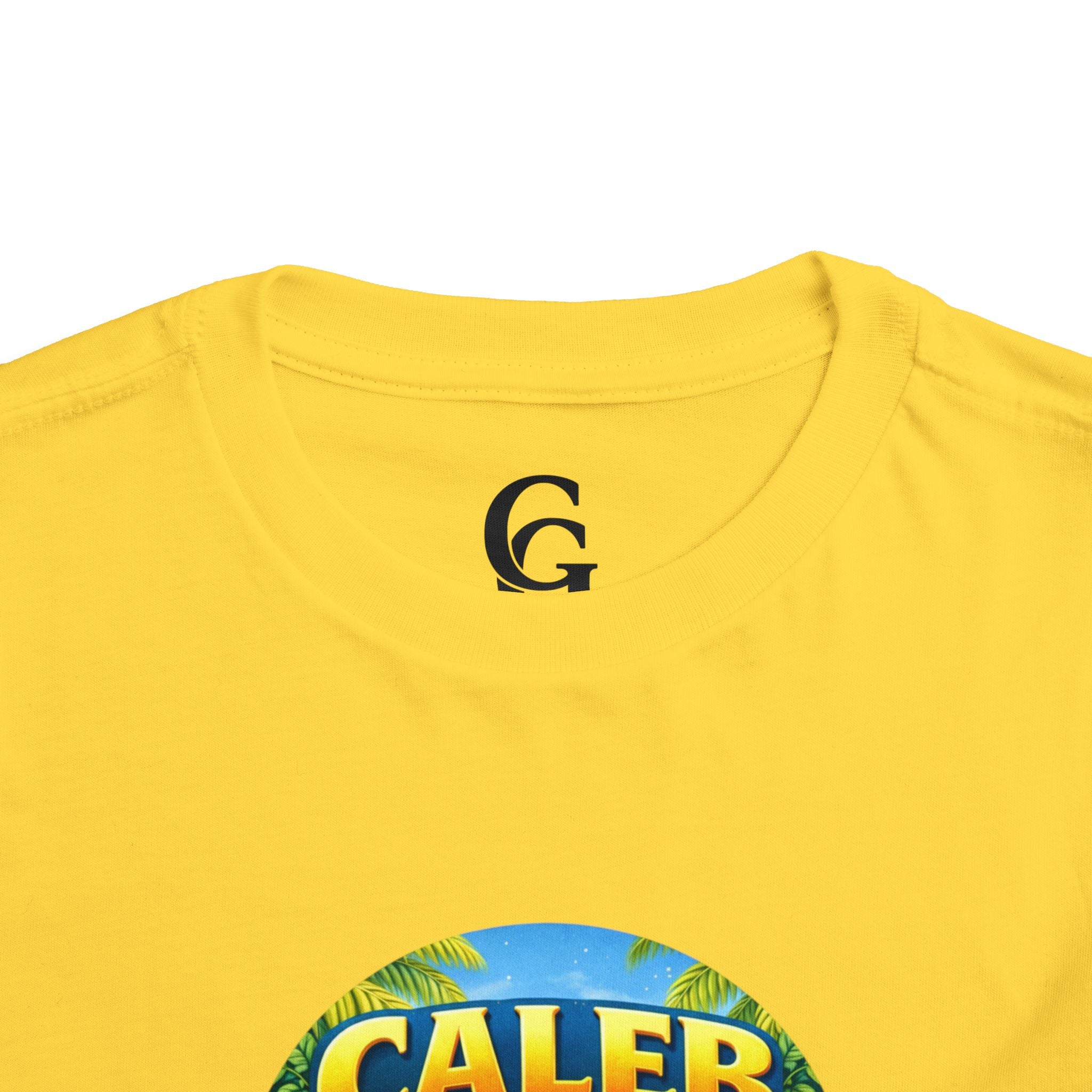 CHUBBA GEAR Caleb Chubba Life Toddler Tee — Cute Surfing Tiger Kids Shirt