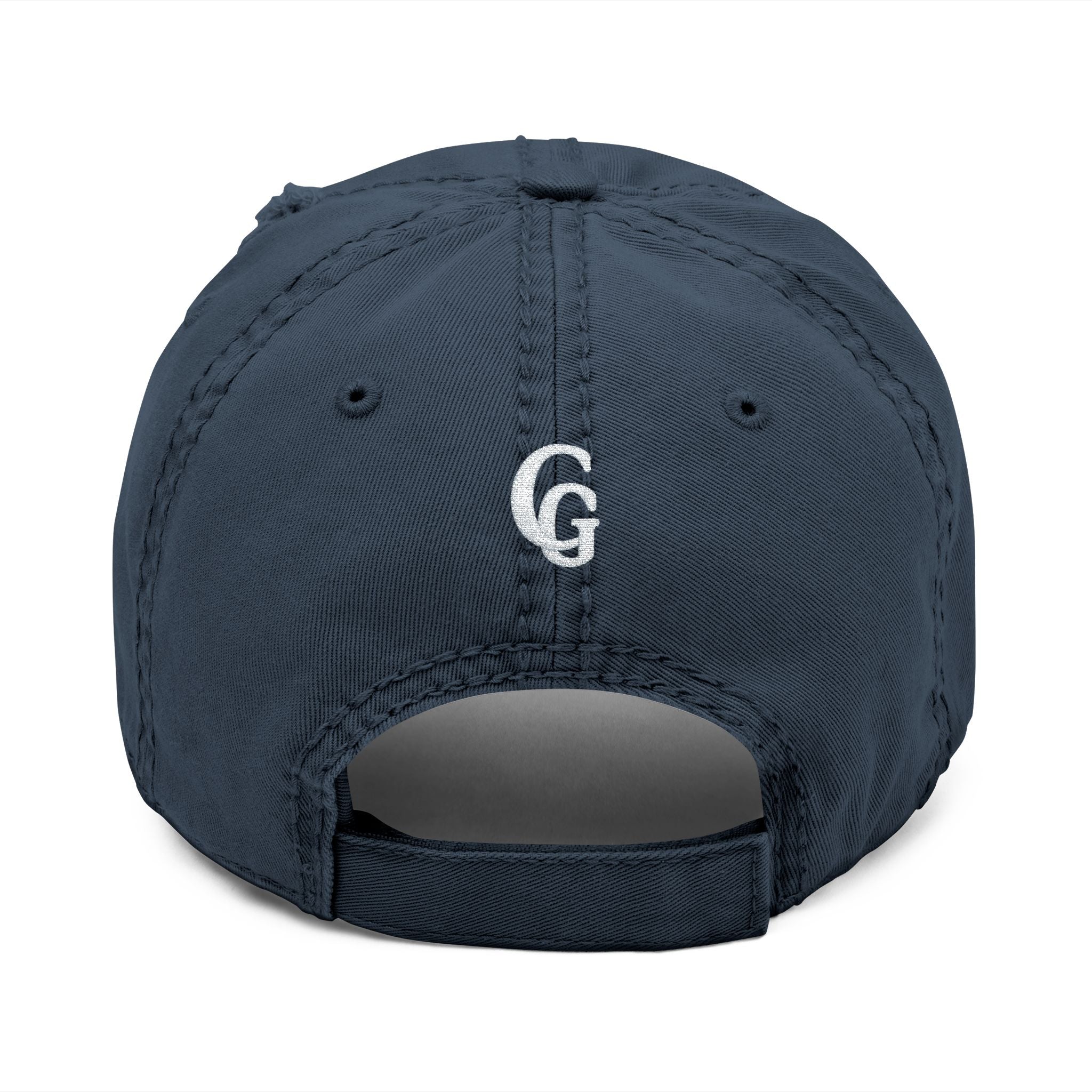 Hat-Distressed Embroidered Dad Hat — "CHUBBA GEAR" Casual Vintage Cap