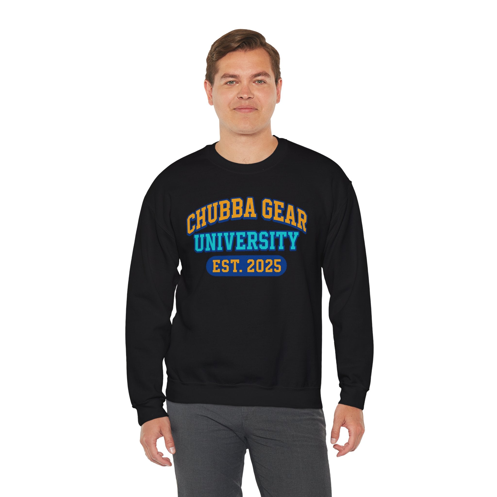 CHUBBA GEAR Collegiate Crewneck Sweatshirt