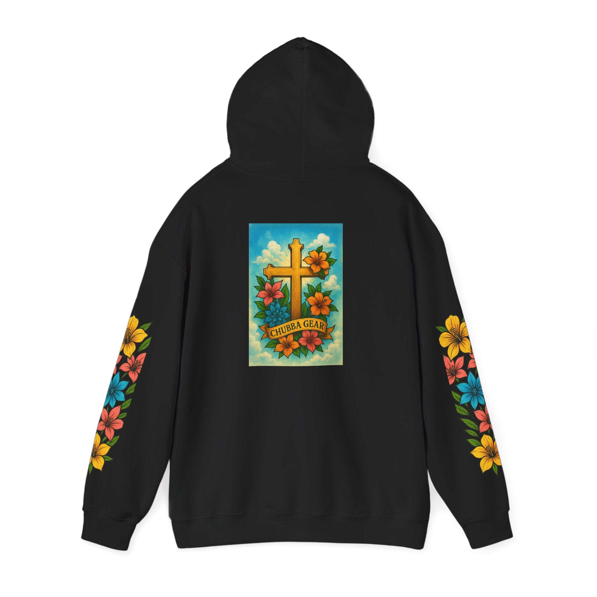 CHUBBA GEAR Gracias a Dios Hoodie - Religious Cross Design