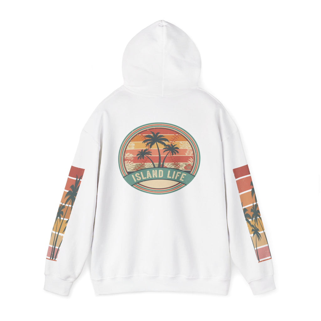 Chubba Gear Island Life Hoodie — Palm Tree Sunset Pullover