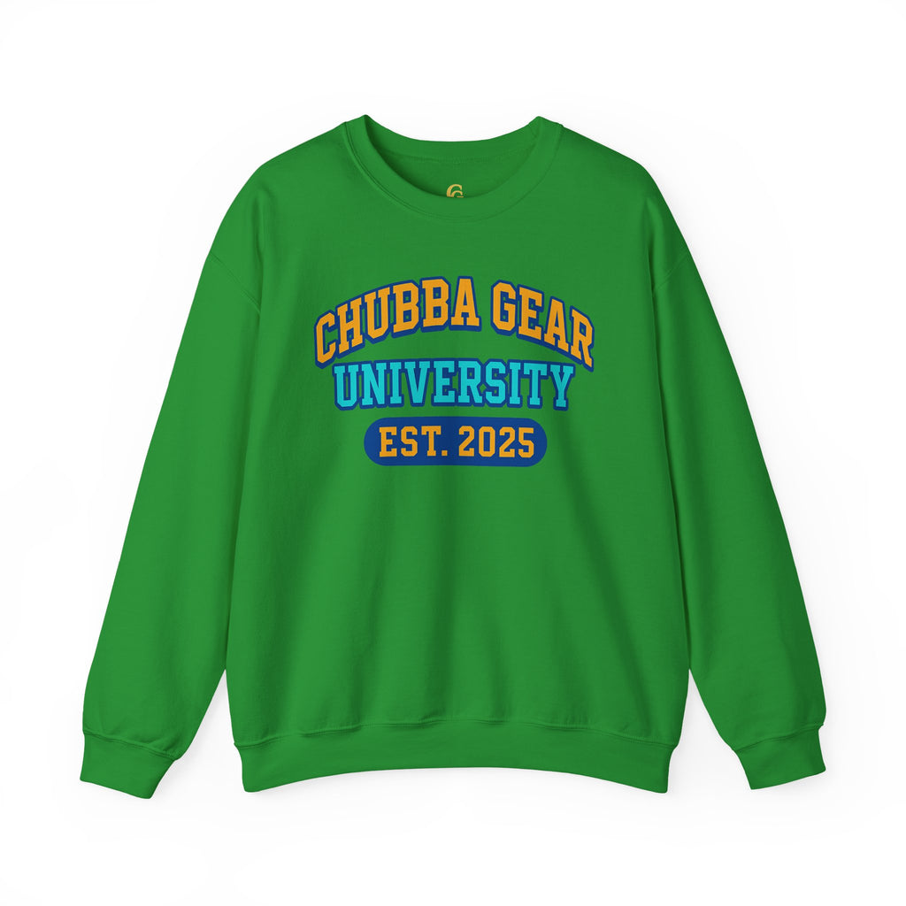 CHUBBA GEAR Collegiate Crewneck Sweatshirt