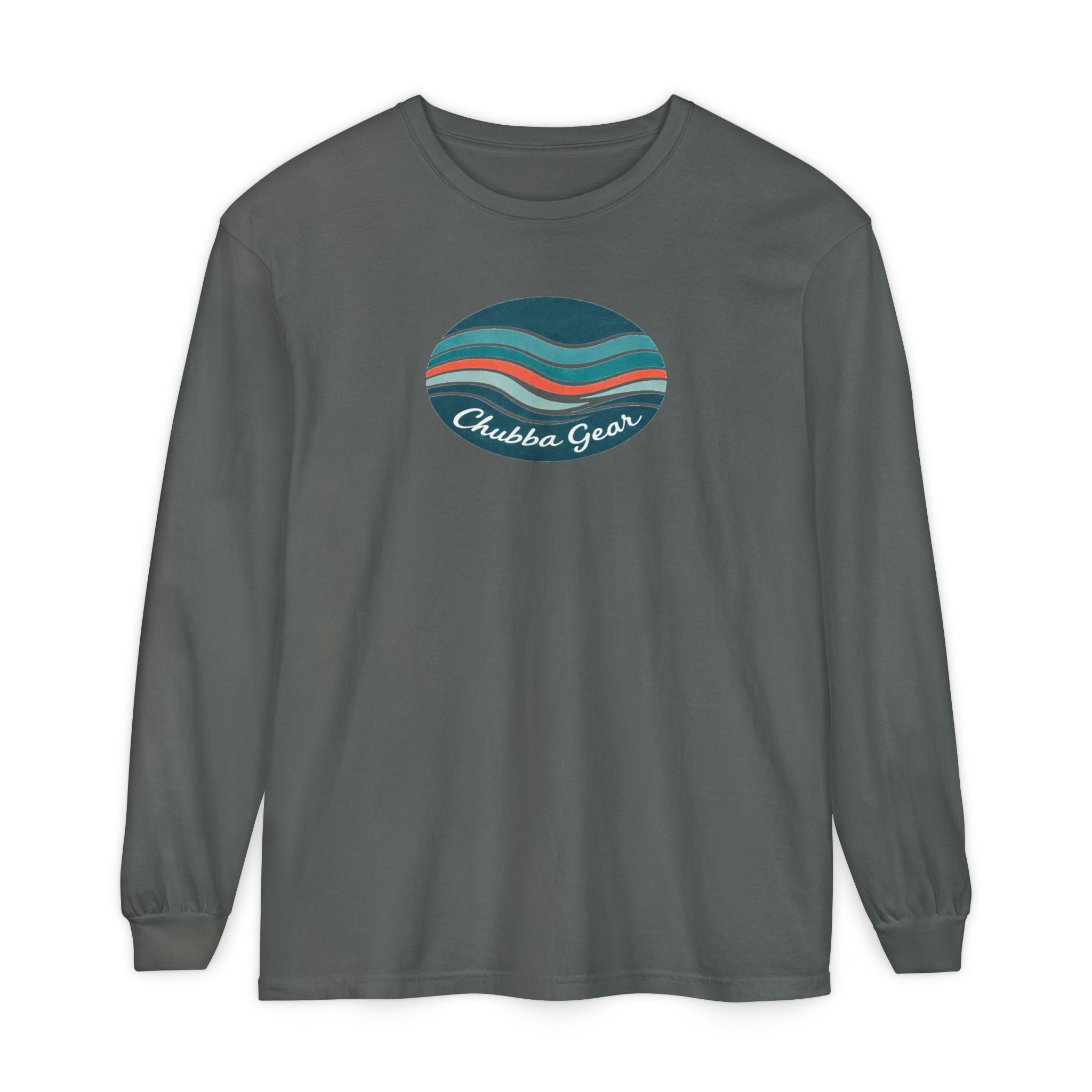 CHUBBA GEAR Retro Wave Long Sleeve T‑Shirt