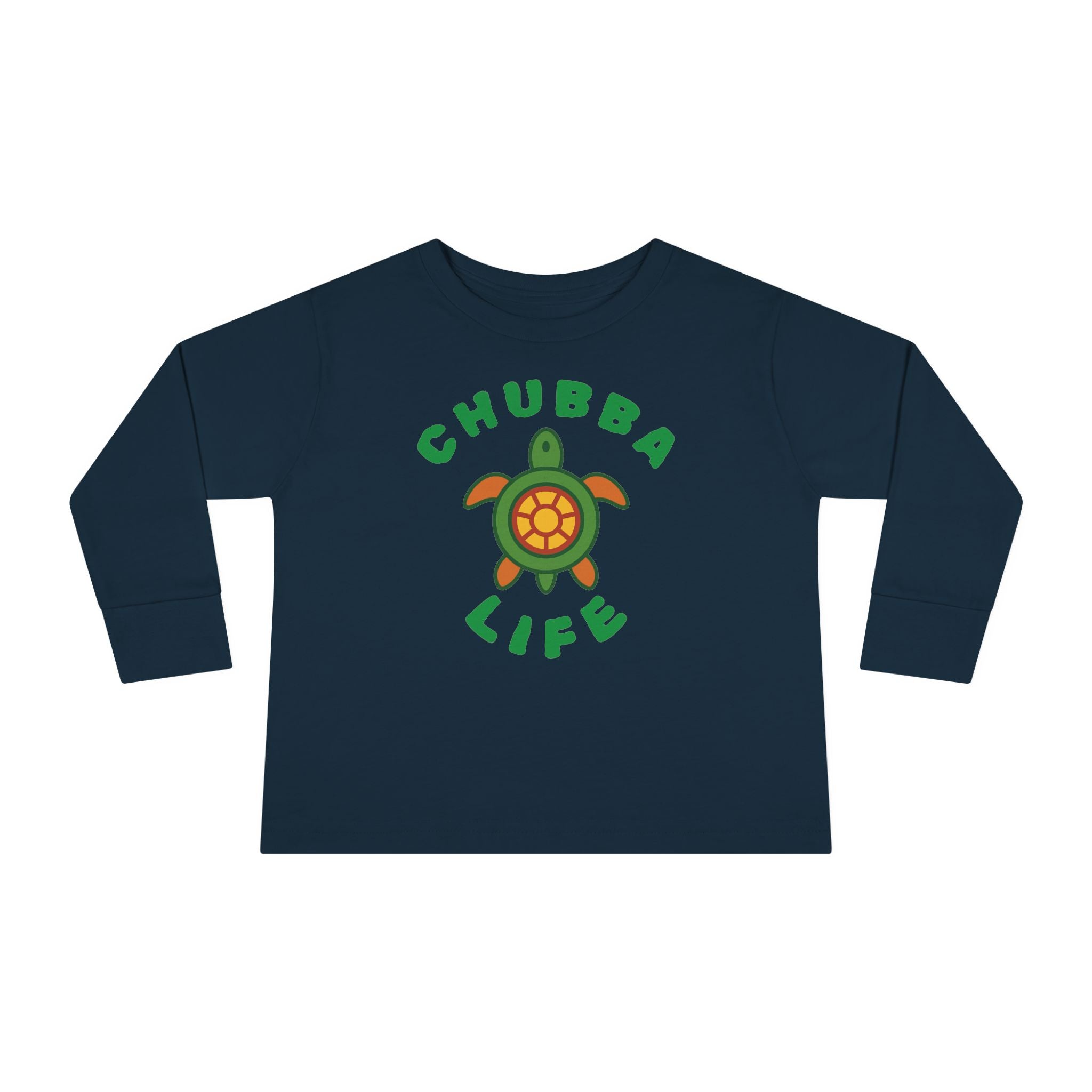CHUBBA GEAR Toddler Long Sleeve Tee | Chubba Life Turtle Graphic