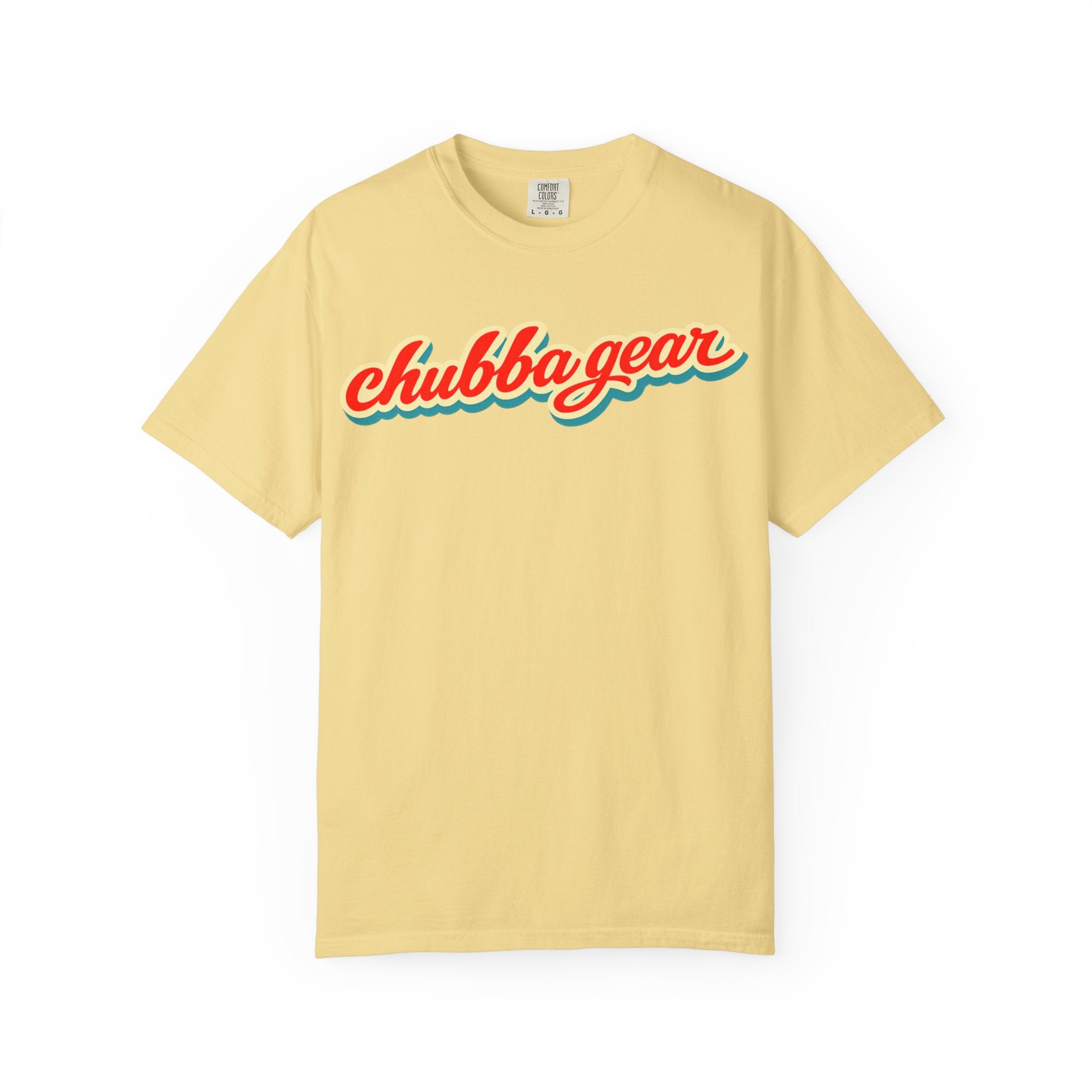 Chubba Gear Retro Tropical T-Shirt – 1950s Hawaiian Surf Beach Graphic Tee