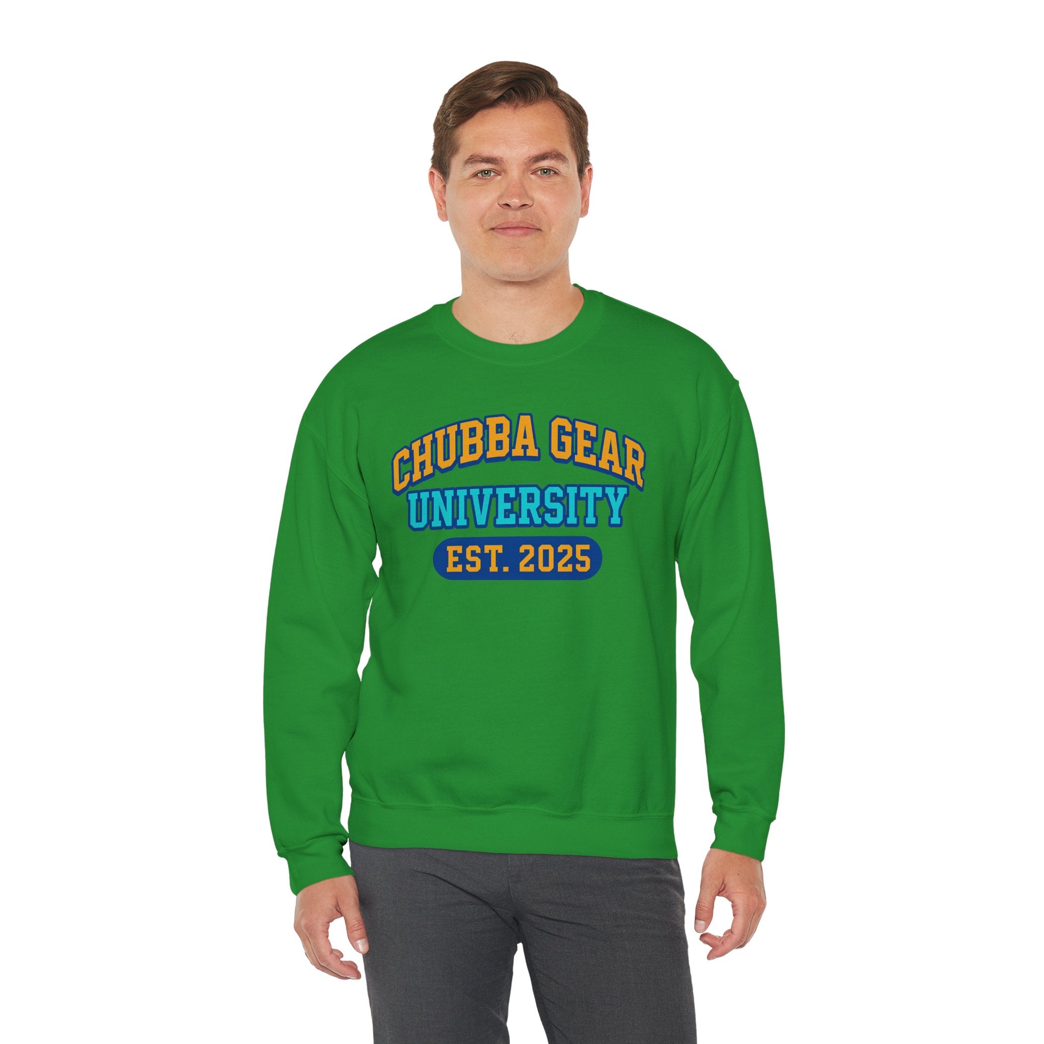 CHUBBA GEAR Collegiate Crewneck Sweatshirt