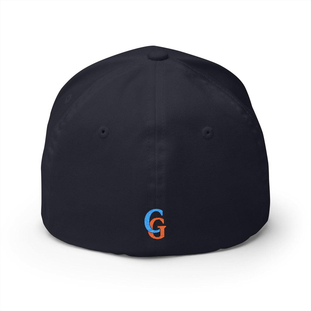 CHUBBA GEAR Embroidered Structured Cap | White Gold Stitching