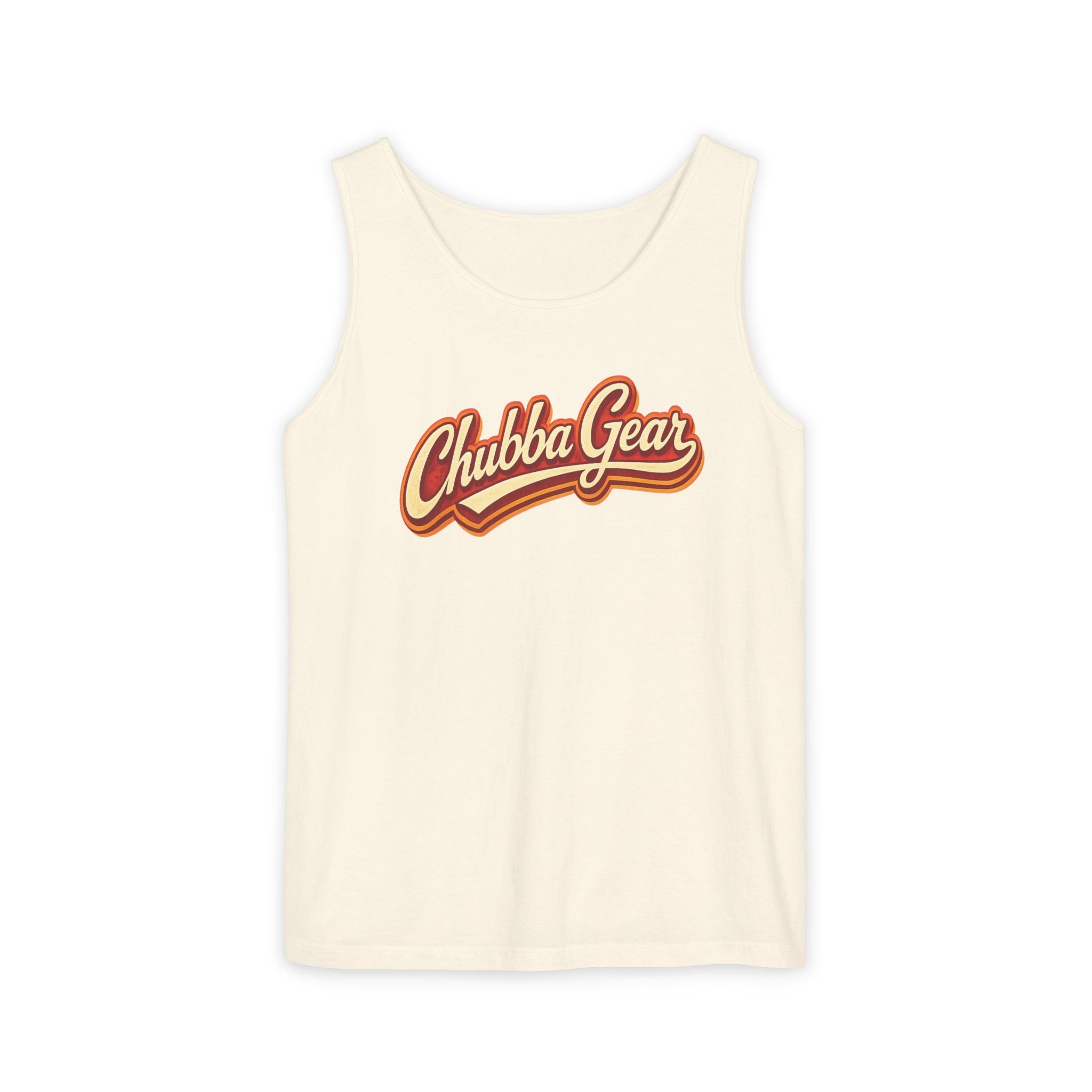 CHUBBA GEAR Vintage Tropical Tank Top – Retro Surf Cooler Beach Graphic Shirt