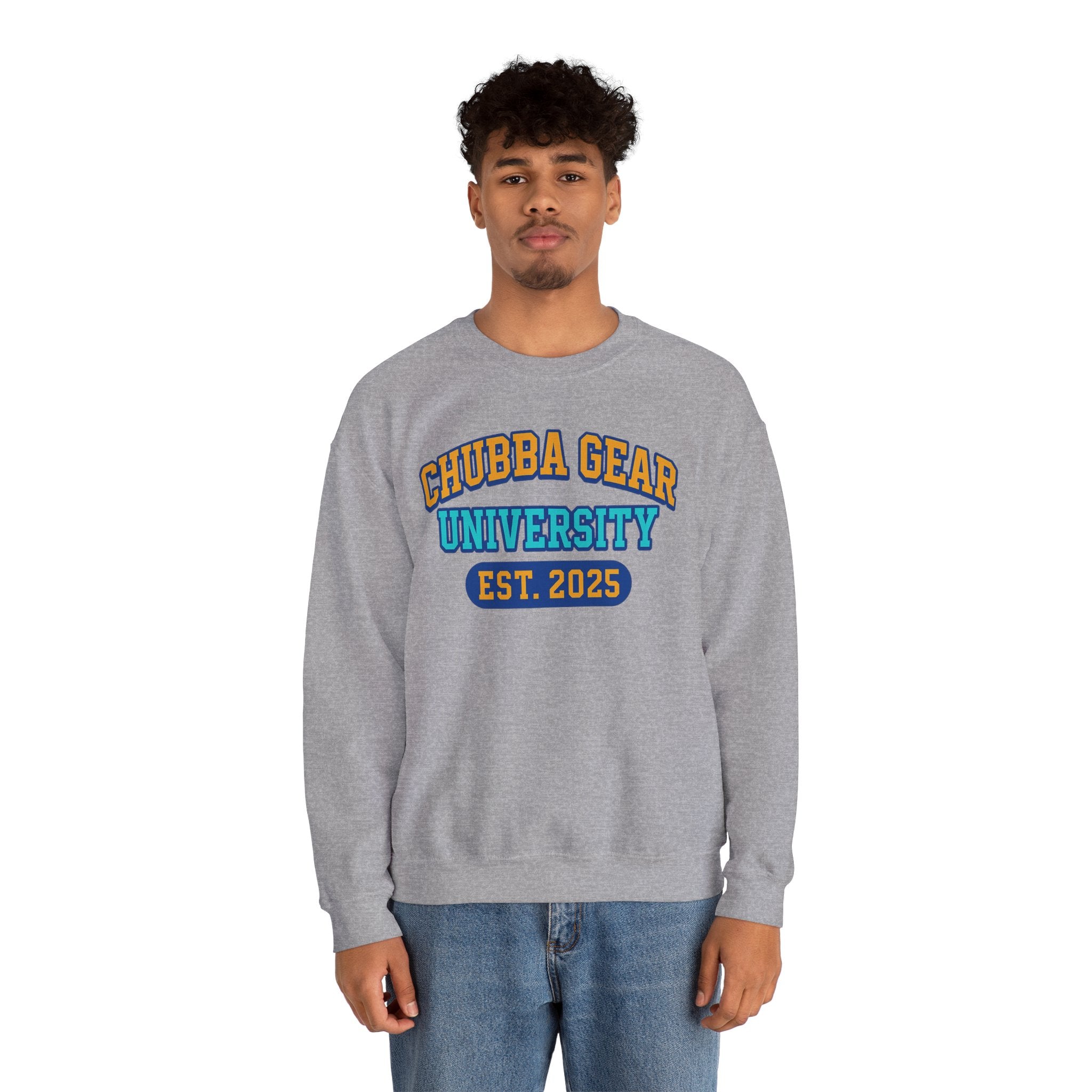 CHUBBA GEAR Collegiate Crewneck Sweatshirt