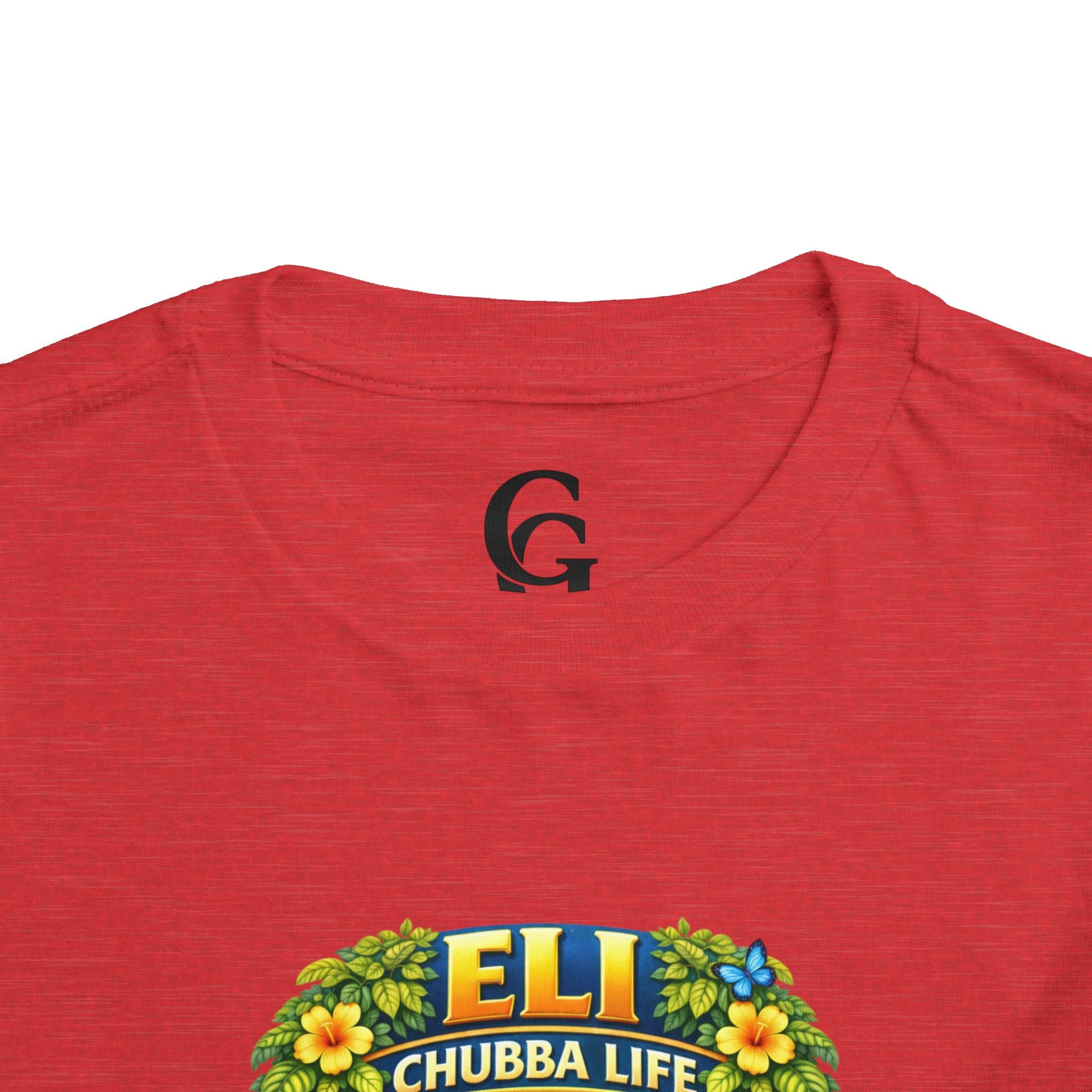 CHUBBA GEAR Eli Chubba Life Toddler Tee - Cute Giraffe Beach Shirt for Kids