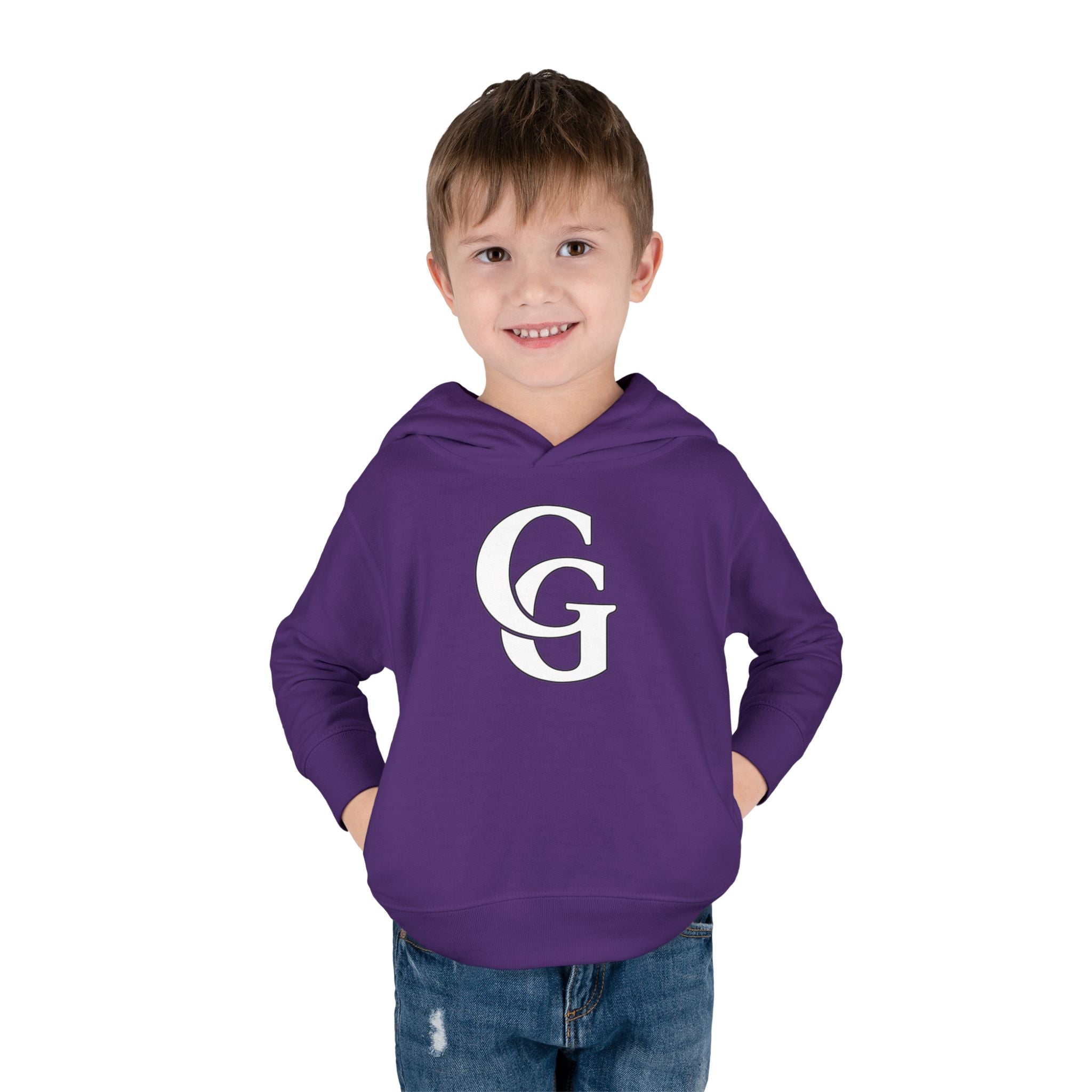 CHUBBA GEAR Toddler Hoodie | CG Monogram & Turtle Back