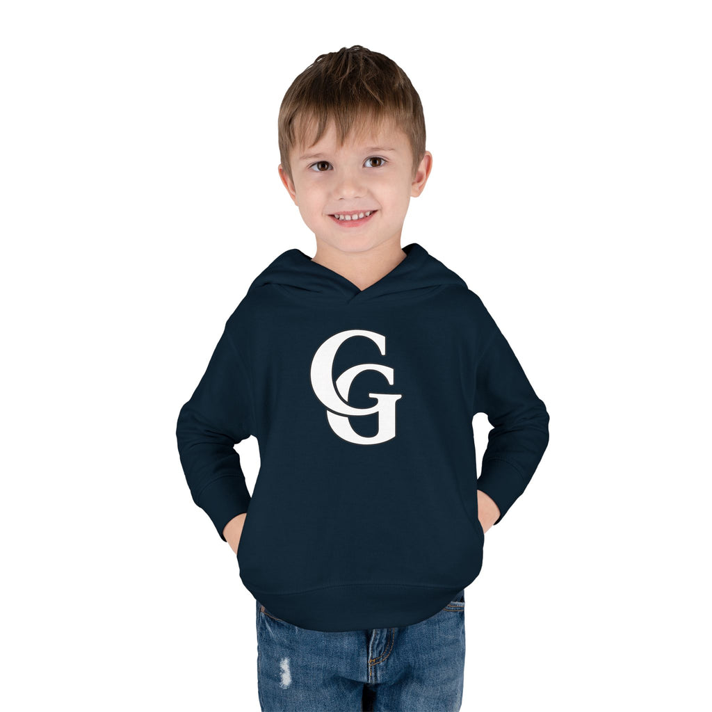 CHUBBA GEAR Toddler Hoodie | CG Monogram & Turtle Back