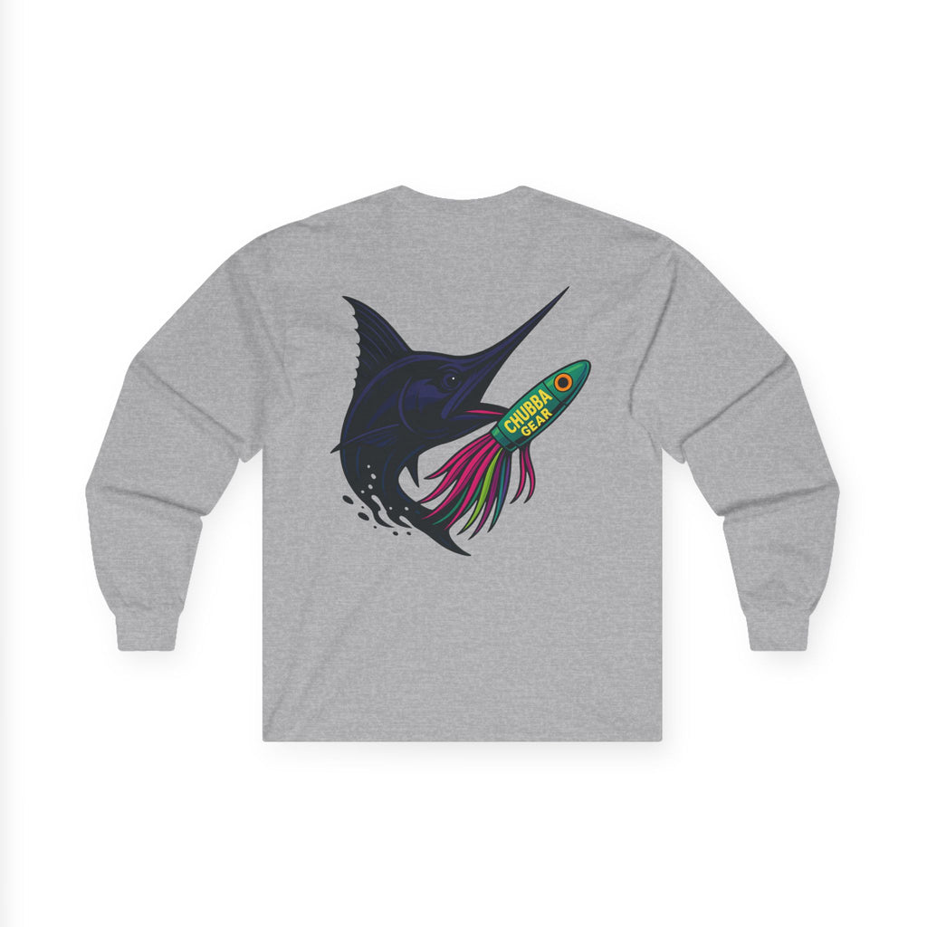 CHUBBA GEAR Long Sleeve T-Shirt – Marlin & Squid Surf Logo