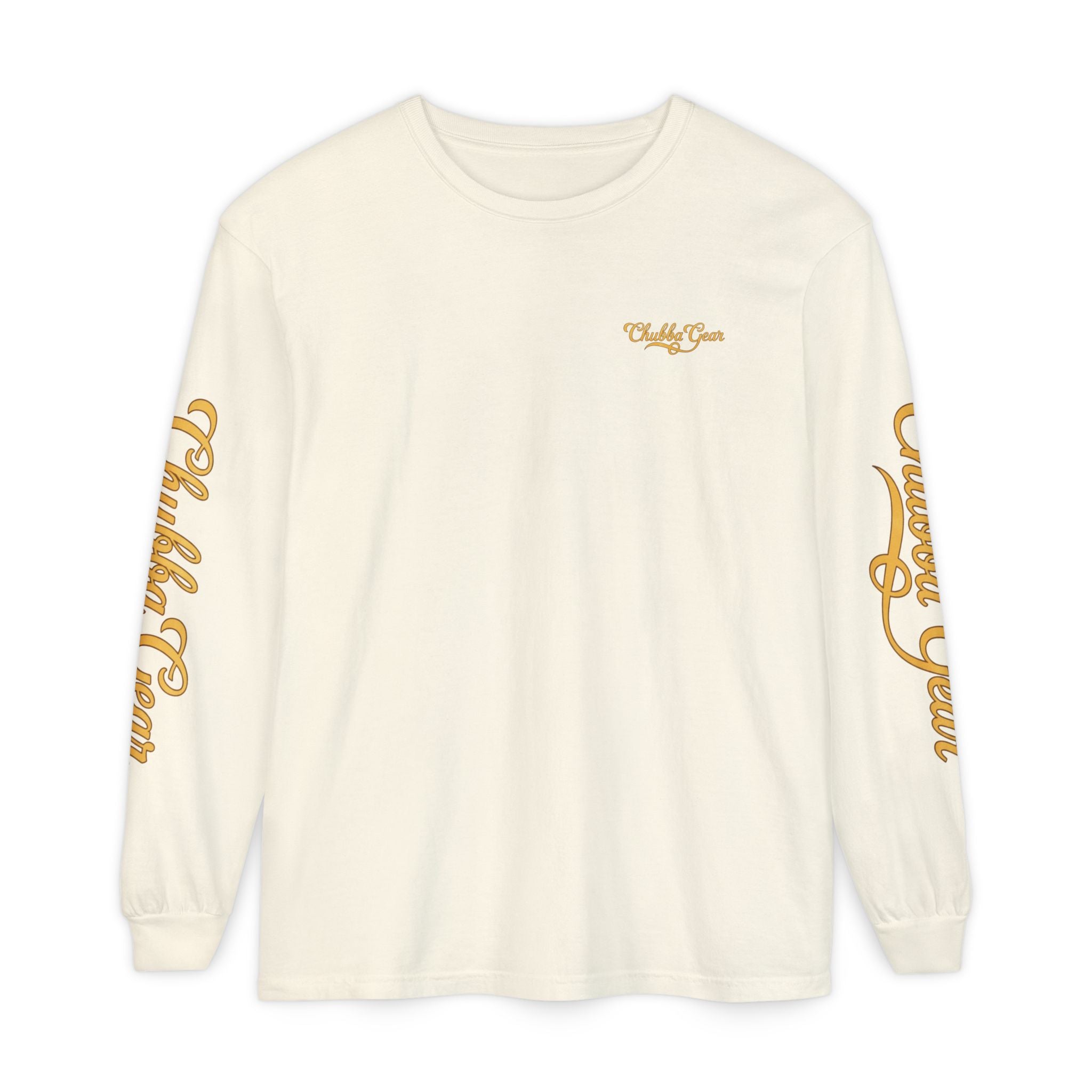 Chubba Gear Sunset Manta Ray Garment-Dyed Long Sleeve Tee