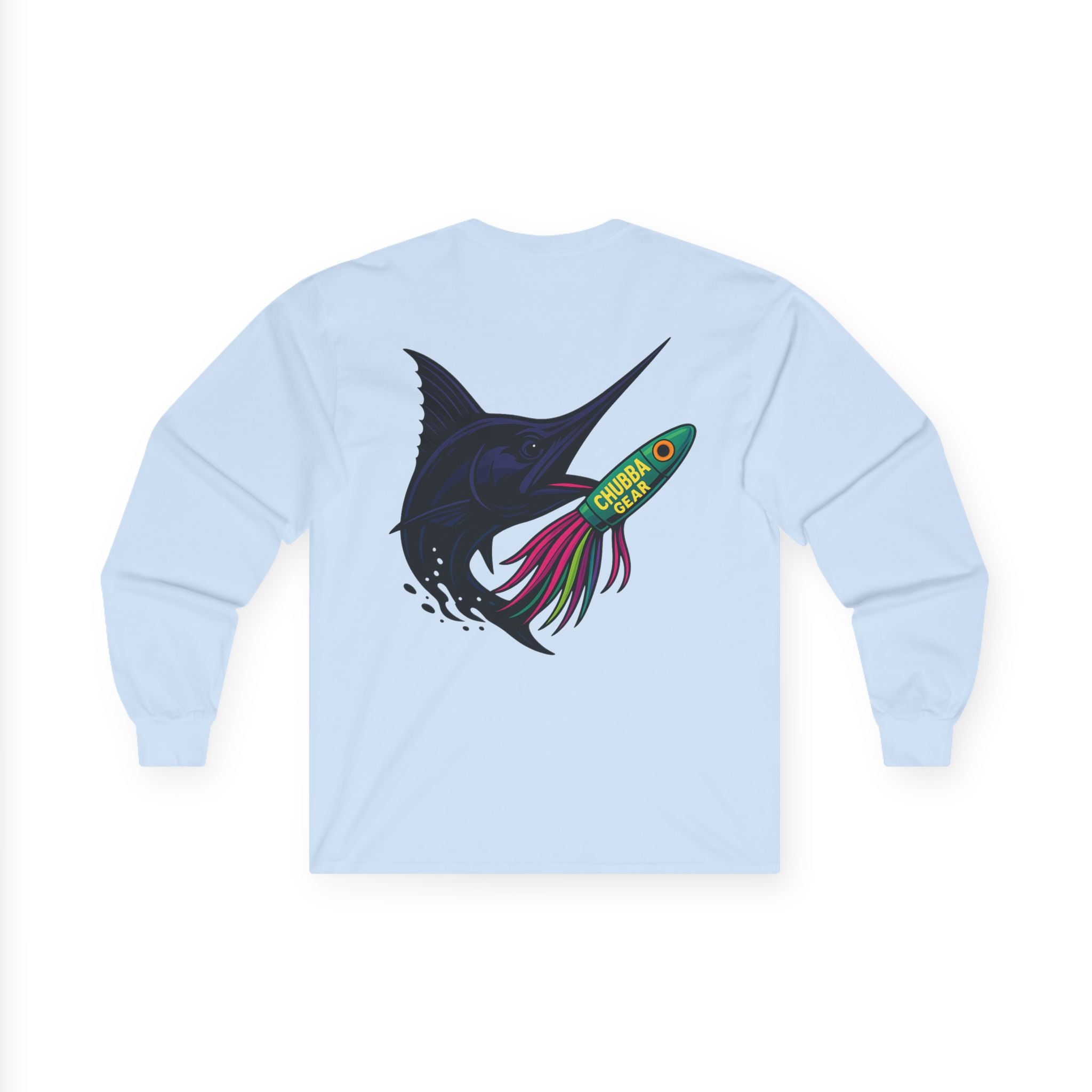 CHUBBA GEAR Long Sleeve T-Shirt – Marlin & Squid Surf Logo