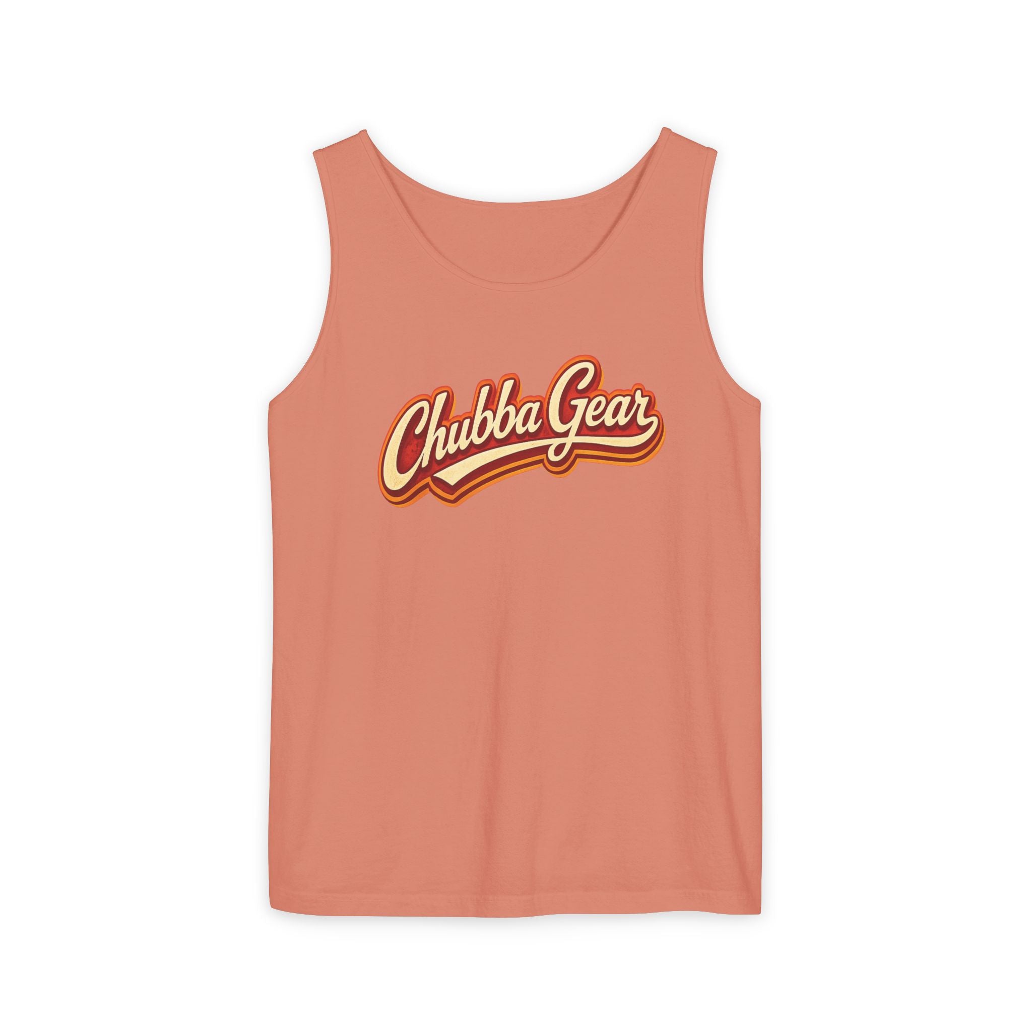 CHUBBA GEAR Vintage Tropical Tank Top – Retro Surf Cooler Beach Graphic Shirt