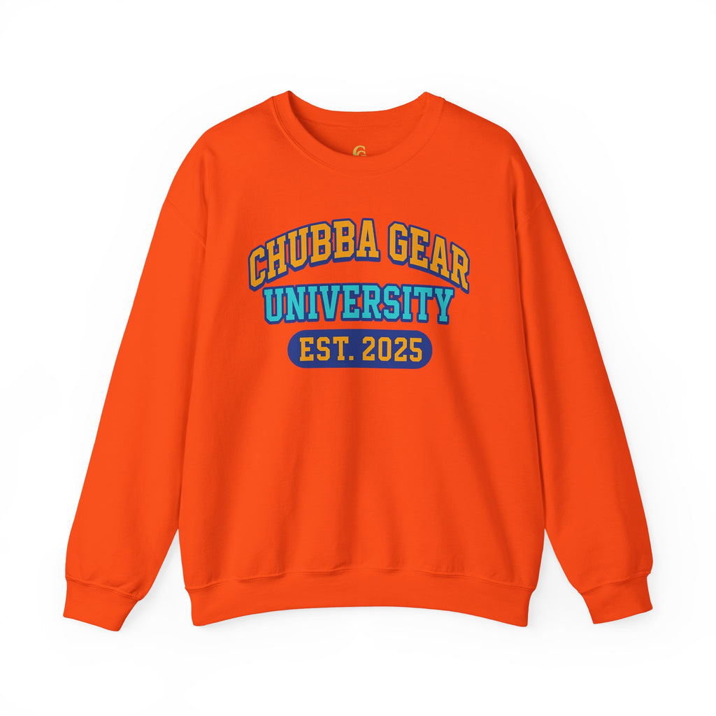 CHUBBA GEAR Collegiate Crewneck Sweatshirt