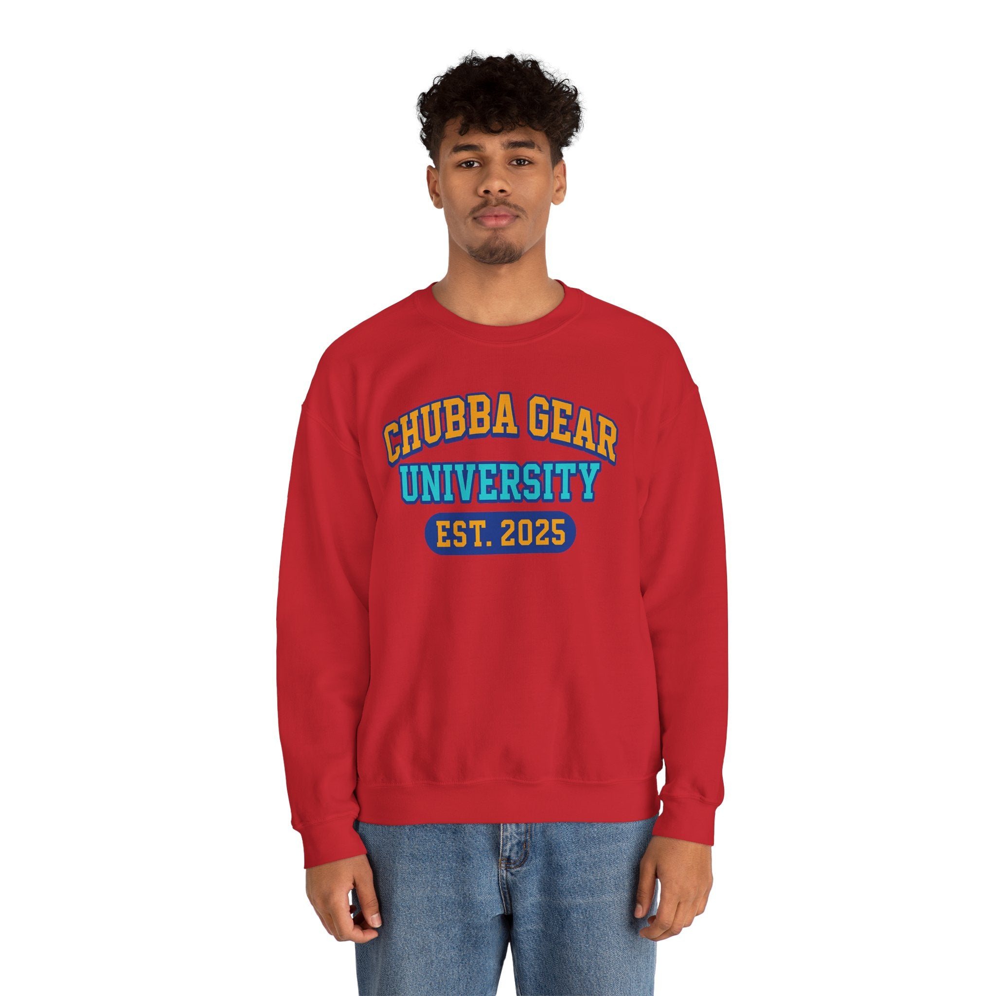 CHUBBA GEAR Collegiate Crewneck Sweatshirt