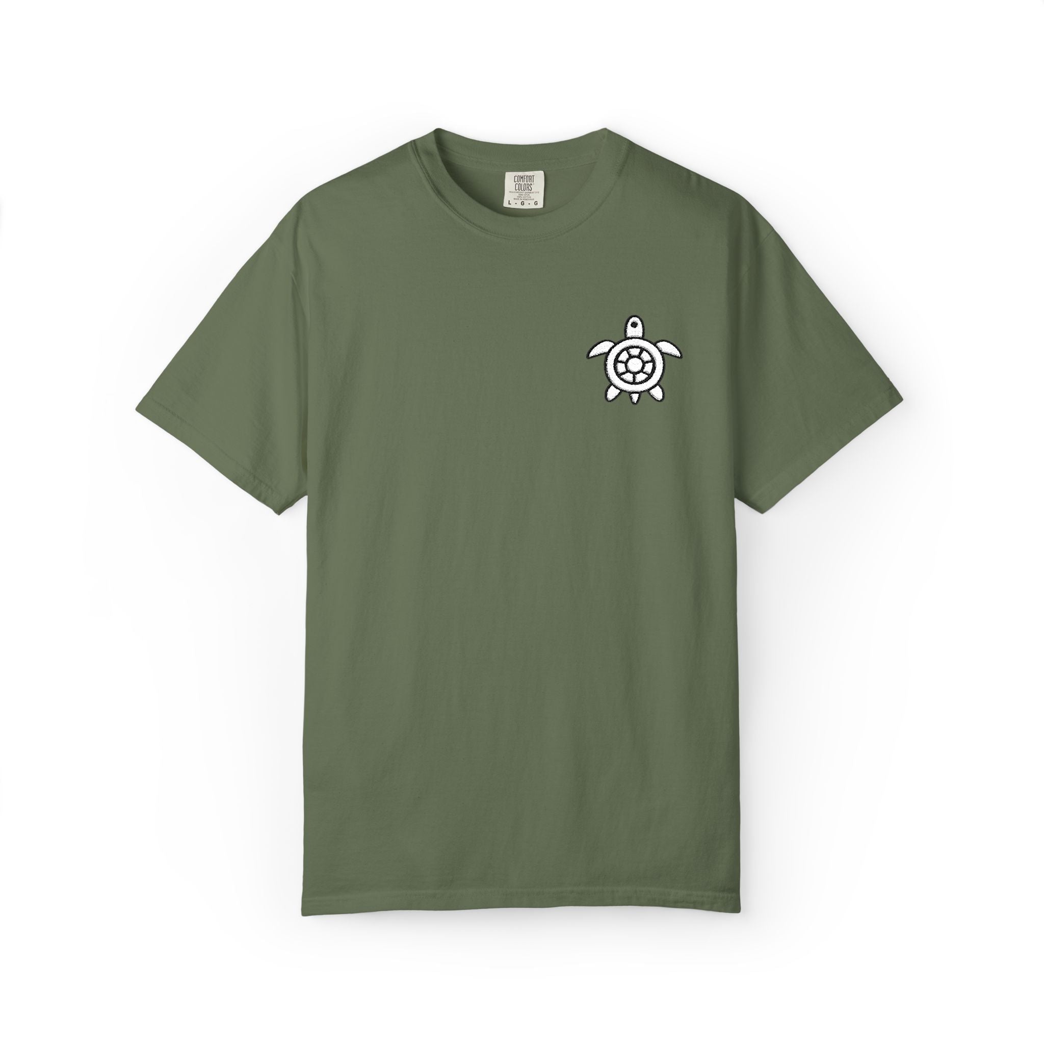 CHUBBA GEAR® Embroidered Turtle Logo Heavyweight T-Shirt