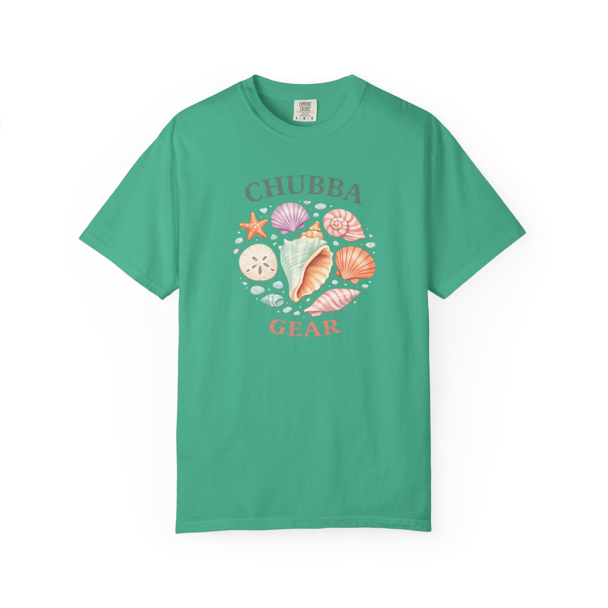 CHUBBA GEAR Coastal Seashell Circle T-Shirt