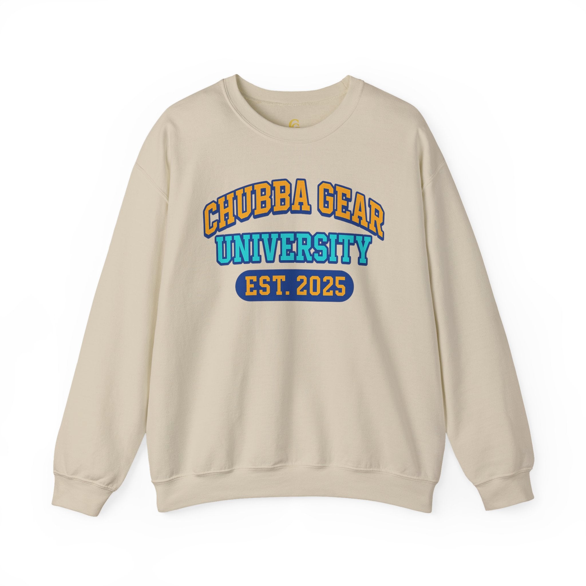 CHUBBA GEAR Collegiate Crewneck Sweatshirt