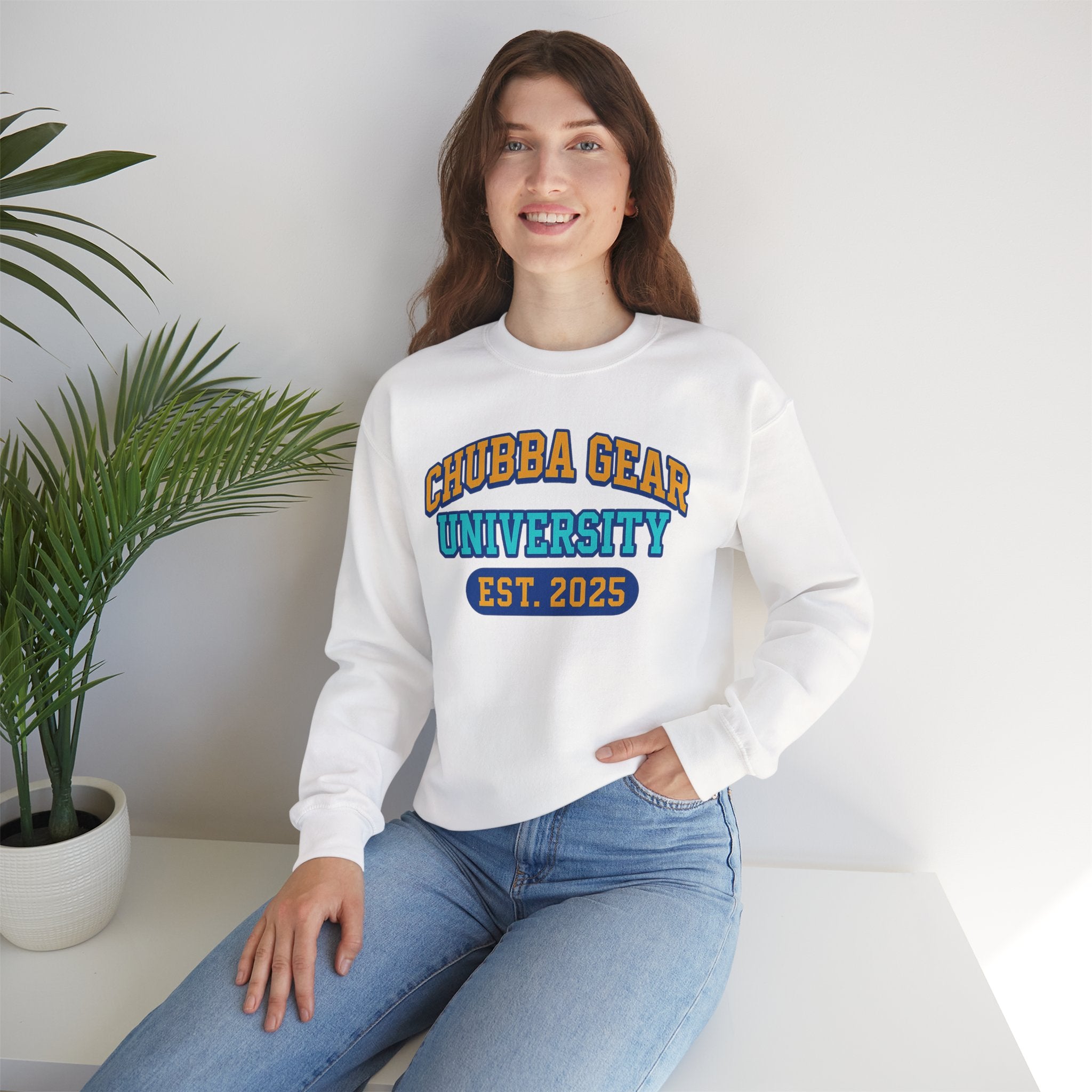 CHUBBA GEAR Collegiate Crewneck Sweatshirt