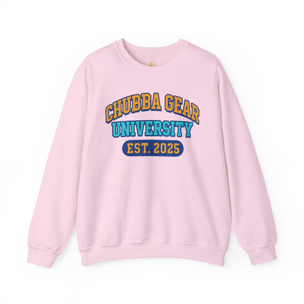 CHUBBA GEAR Collegiate Crewneck Sweatshirt