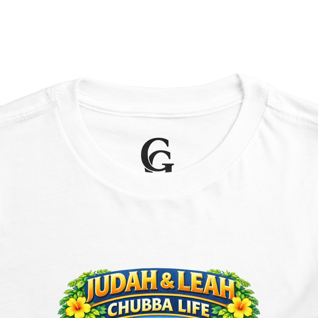 CHUBBA GEAR Toddler Tee - "Judah & Leah Chubba Life" Cute Matching lion cubs Graphic Shirt