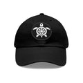 CHUBBA GEAR Turtle Patch Dad Hat – Leather Round Emblem Coastal Cap