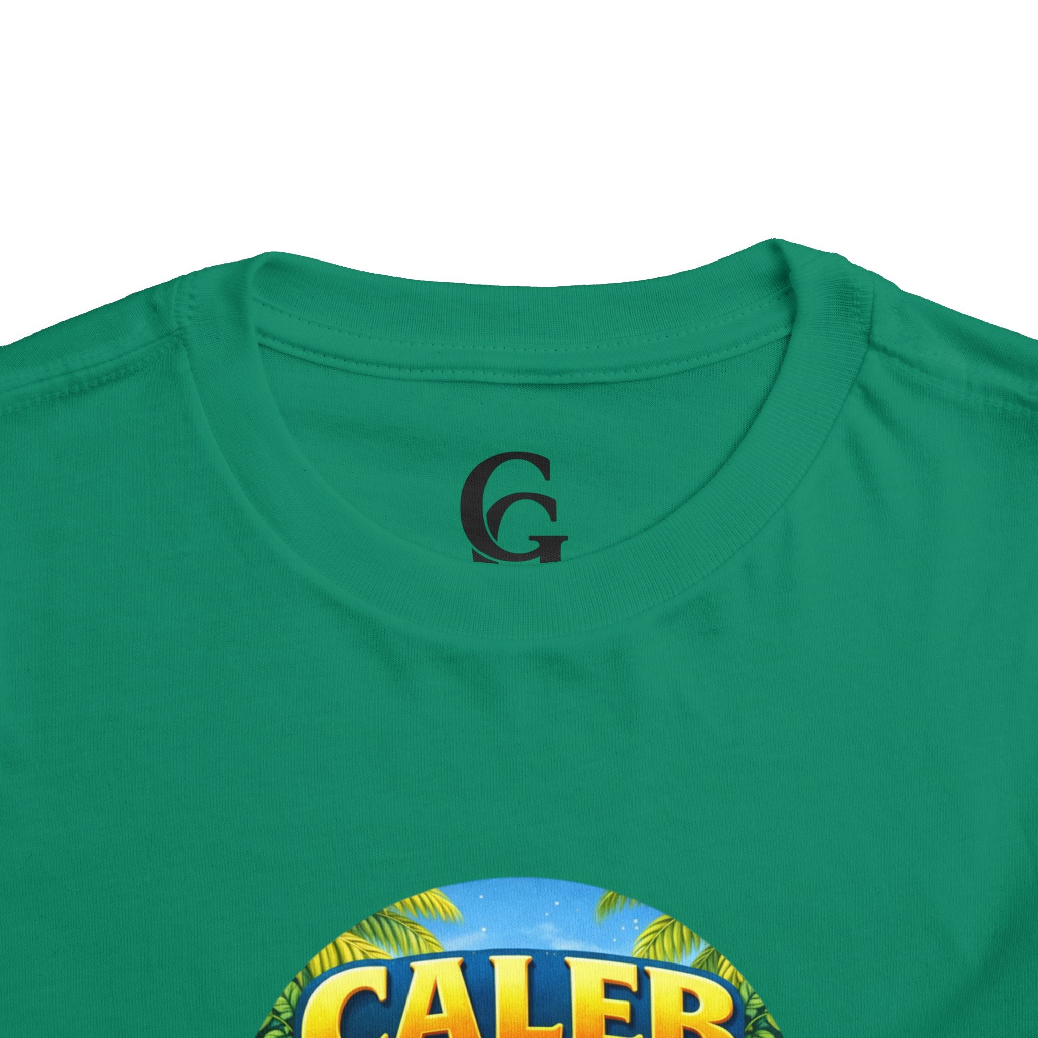 CHUBBA GEAR Caleb Chubba Life Toddler Tee — Cute Surfing Tiger Kids Shirt